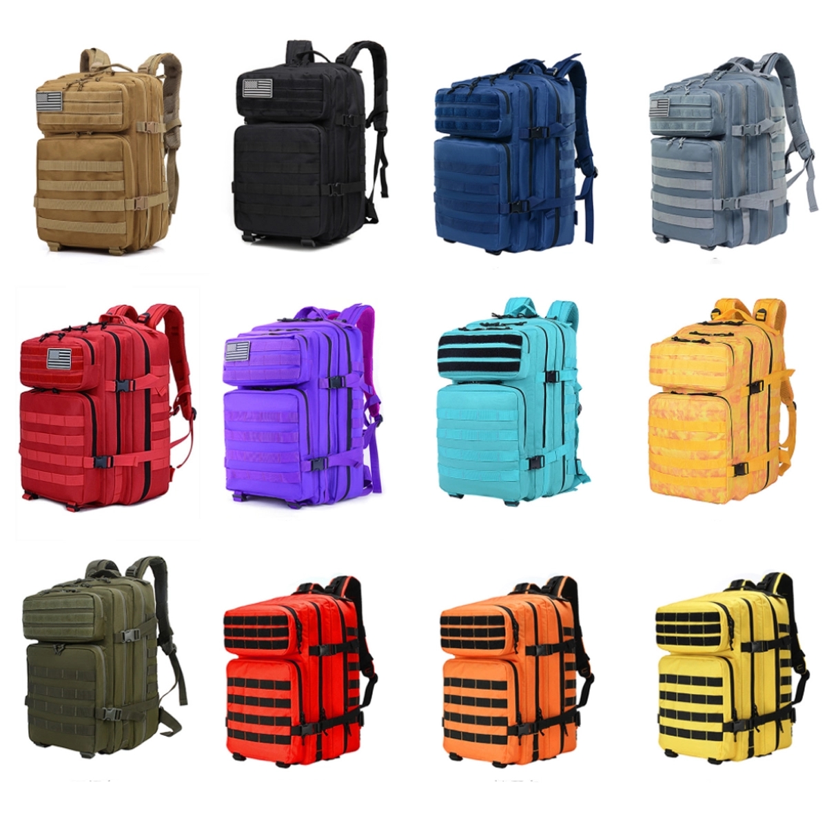 45L Military Tactical Backpacks Molle Army Assault Pack 1