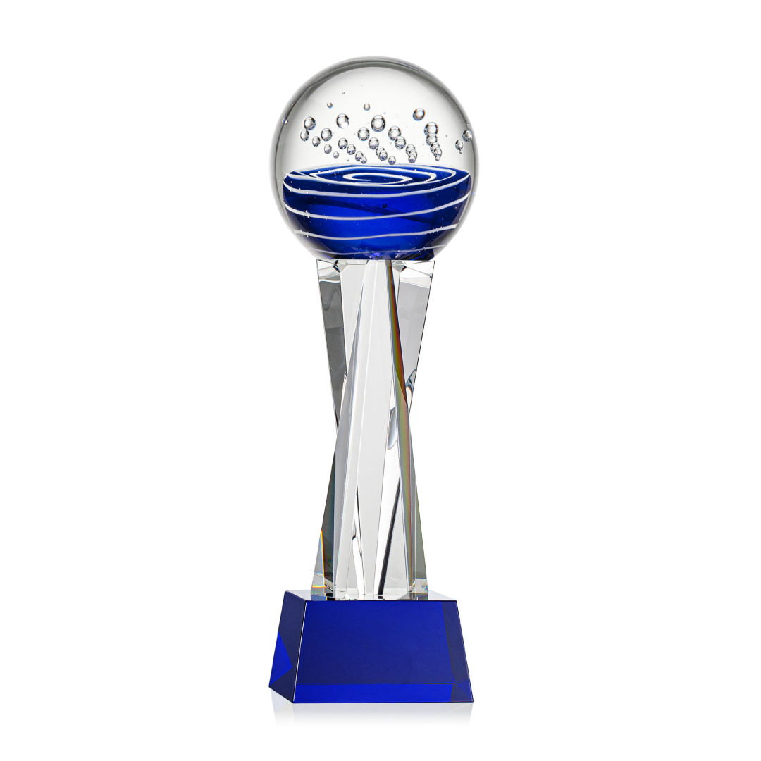 Tranquility Award on Grafton Base - Blue 8