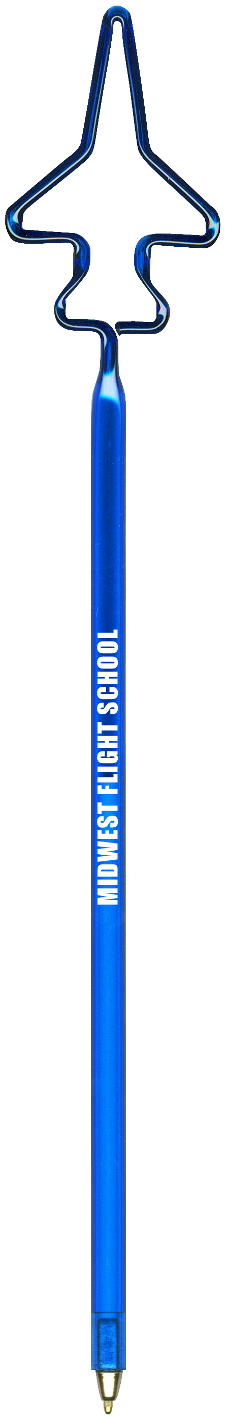 Airplane Fighter Jet Inkbend Standard, Bent Pen