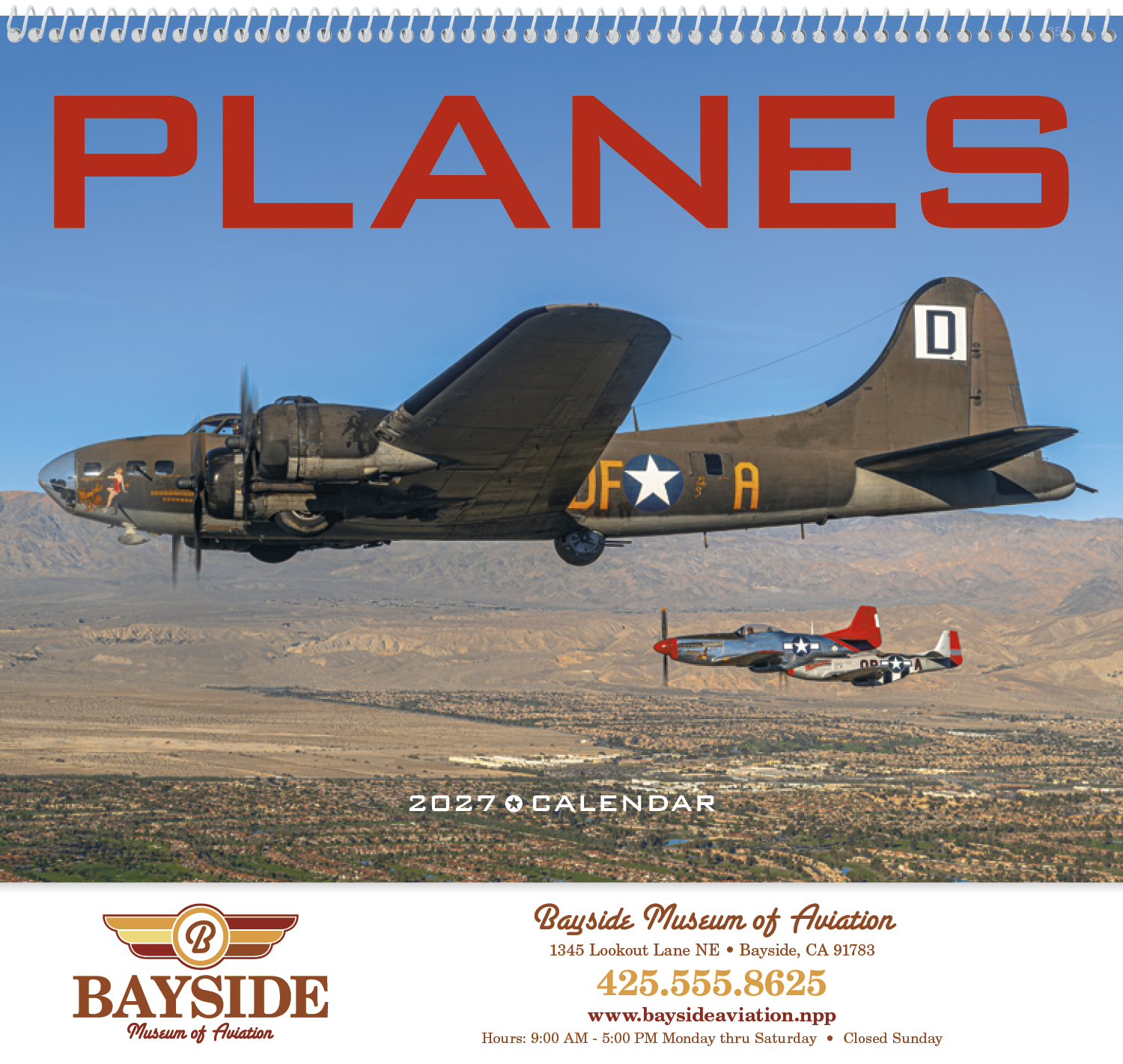 Triumph® Calendars Planes Calendar 30