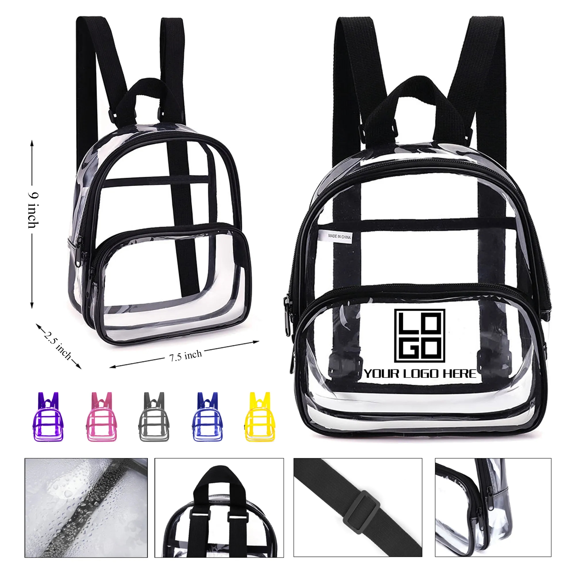 Pvc Transparent Backpack 1
