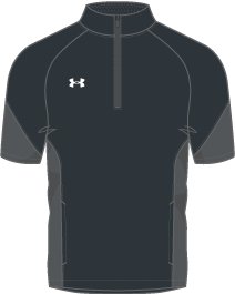 Men's UA Motivate Short Sleeve Zip 7