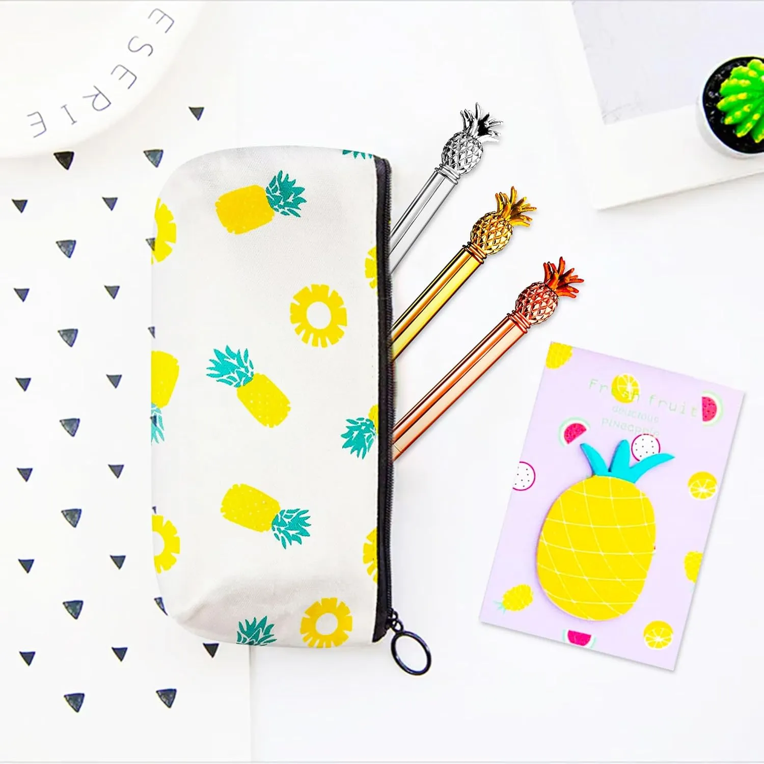 Pineapple Shaped Metal Ballpoint Pens 2