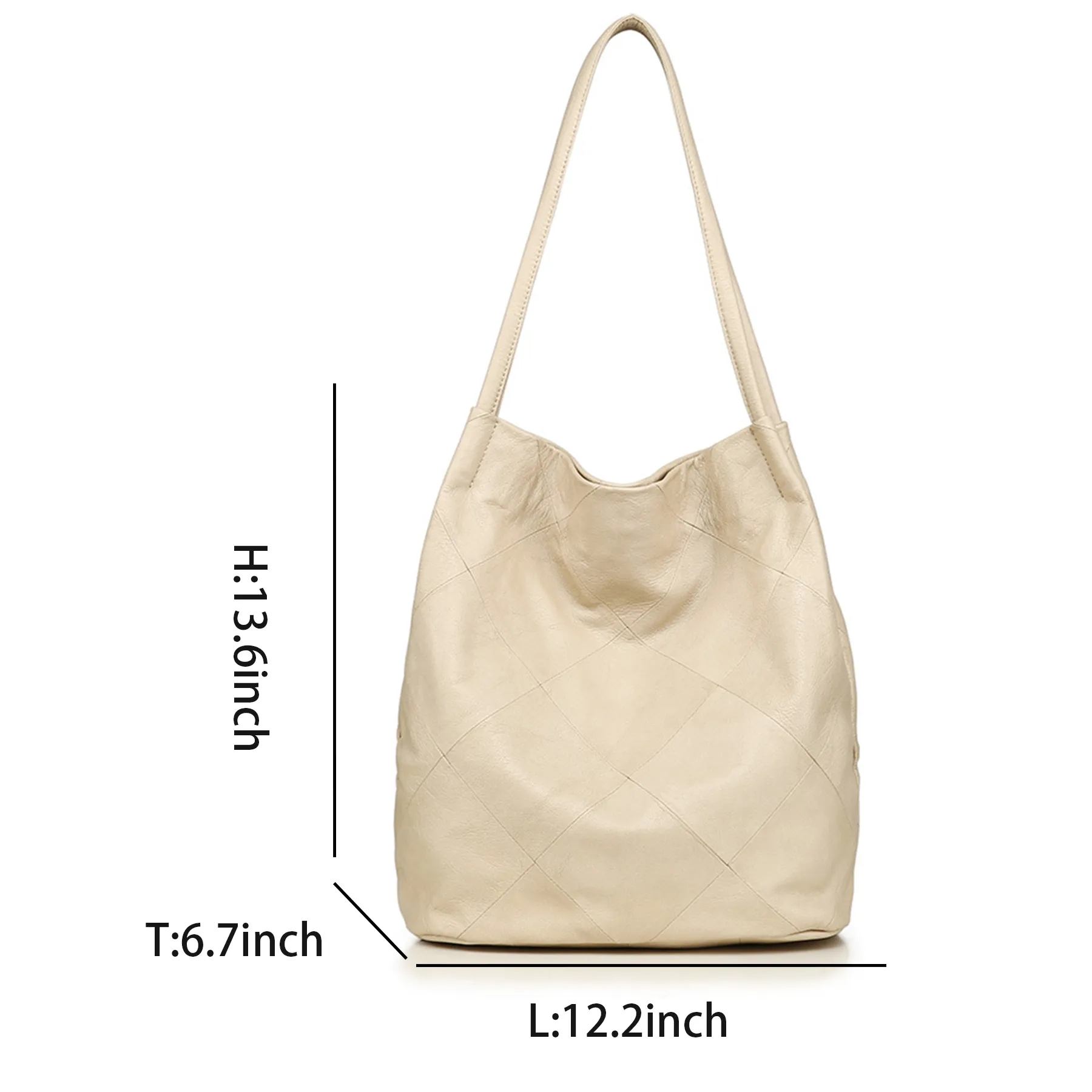 Genuine Leather Bucket Bags for Women 5