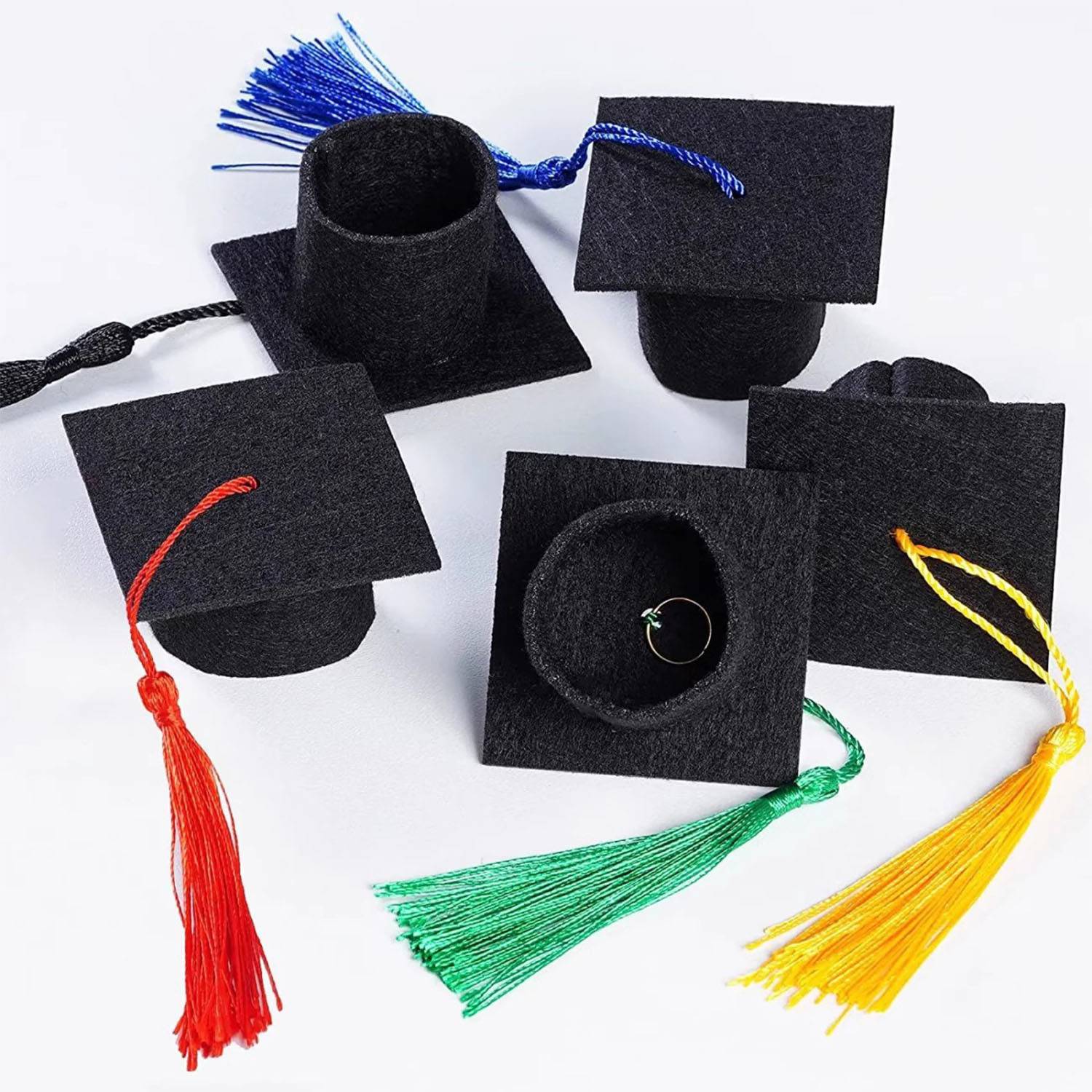Mini Graduation Hat Wine Bottle Caps 3