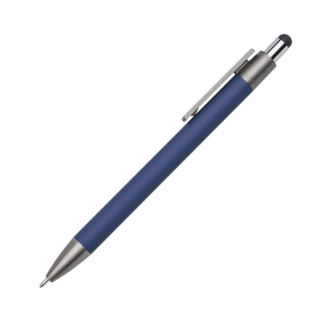 Hughes Metal Pen w/Wood Clip & Black Refill 4