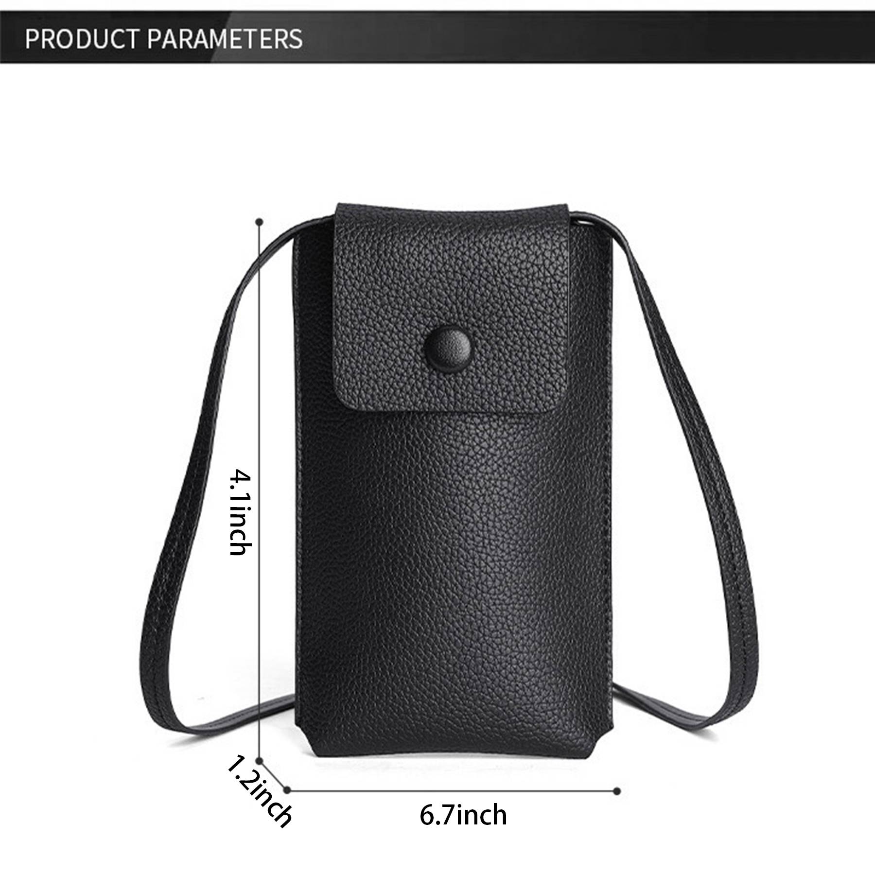 Pu Small Mobile Phone Crossbody Bag 2