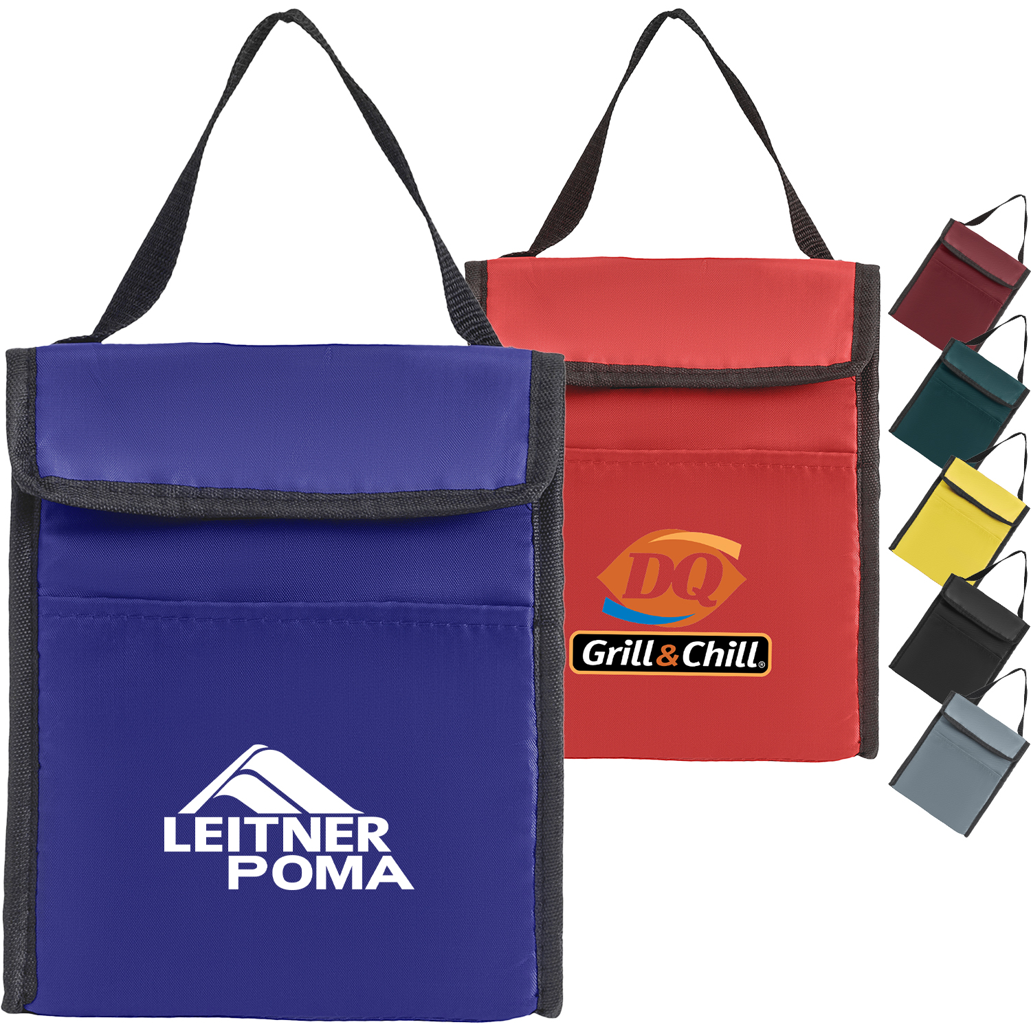 Food Safe Foil Lining Polyester Lunch Bag 2