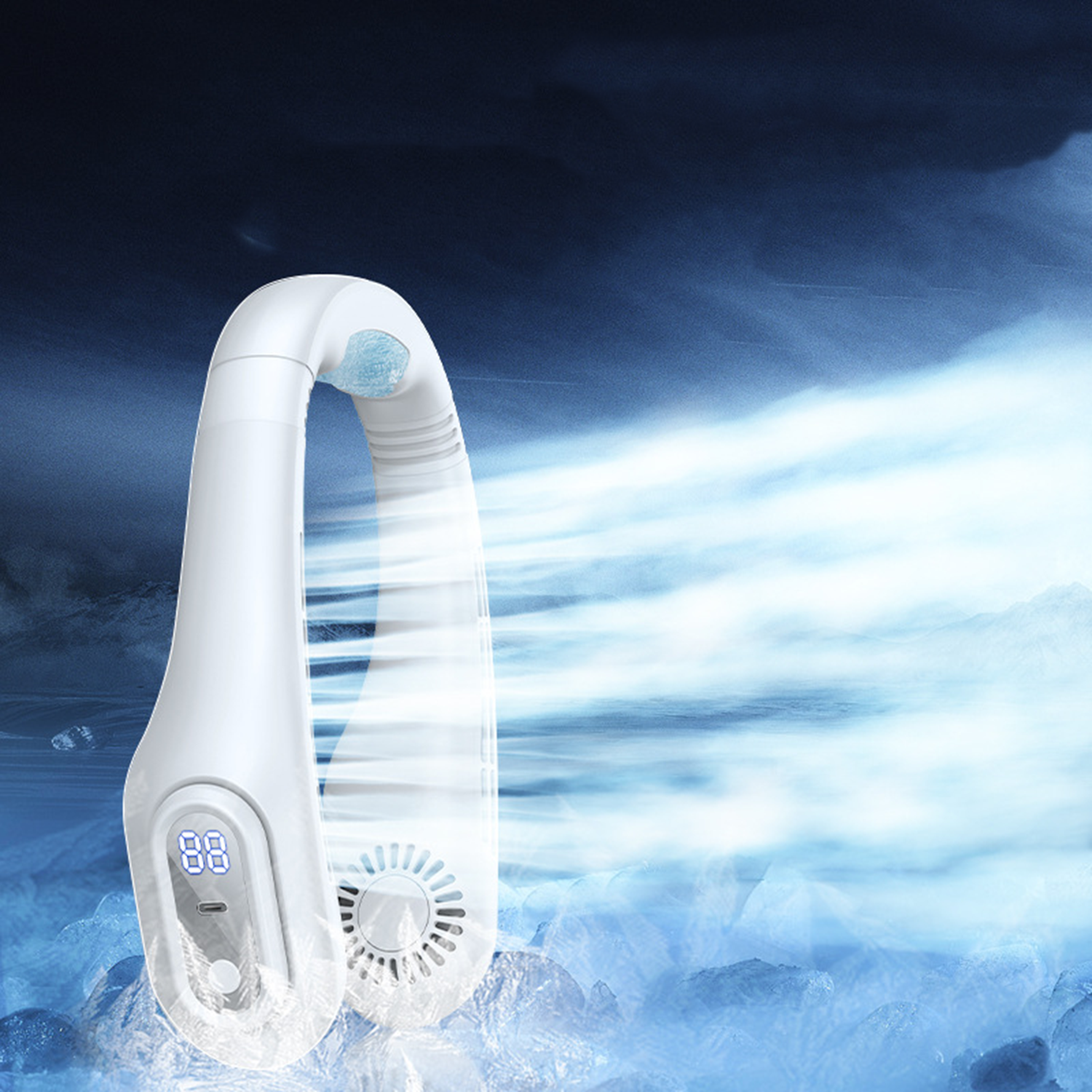 USB Rechargeable Neck Fan 7