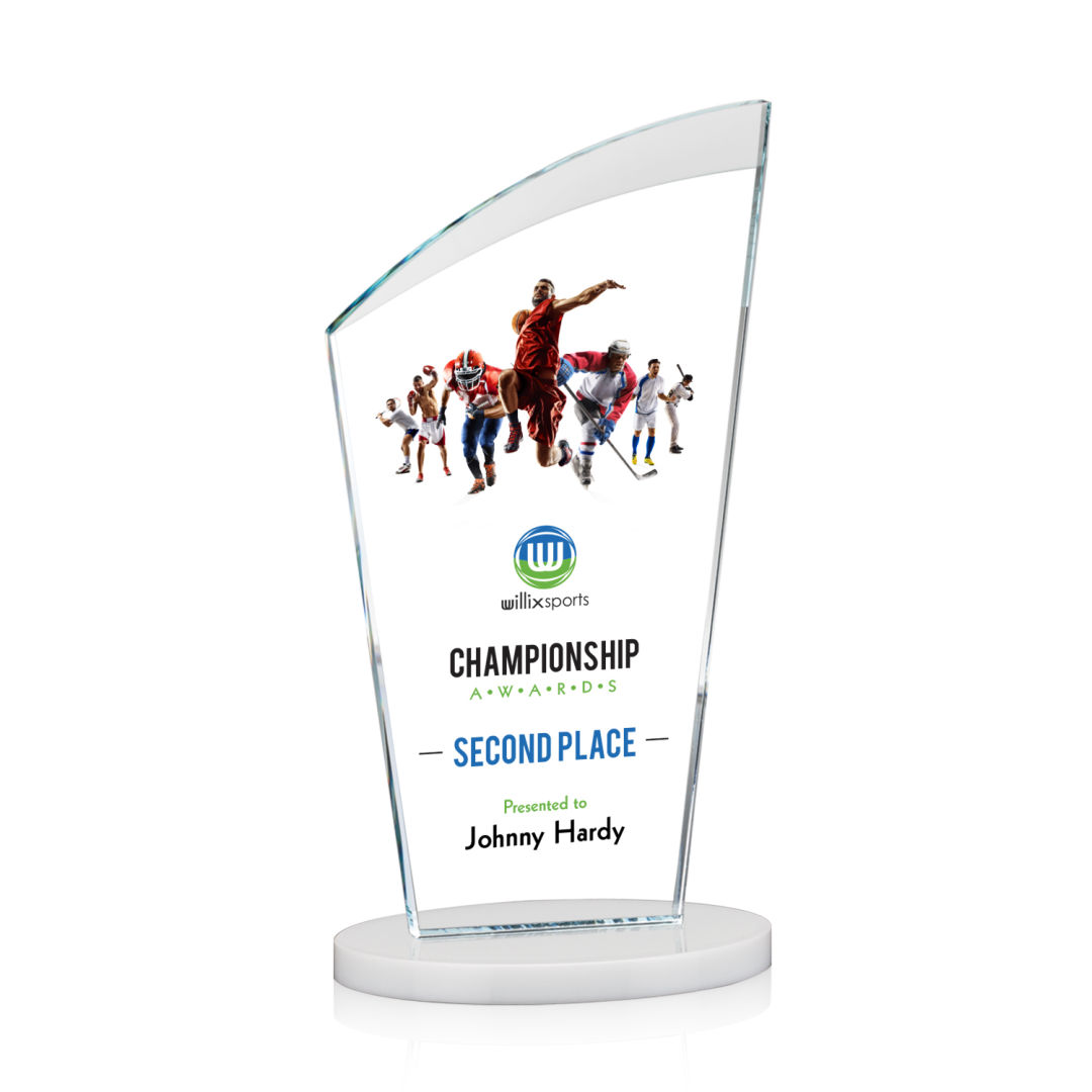 Tomkins VividPrint™ Award - White 4