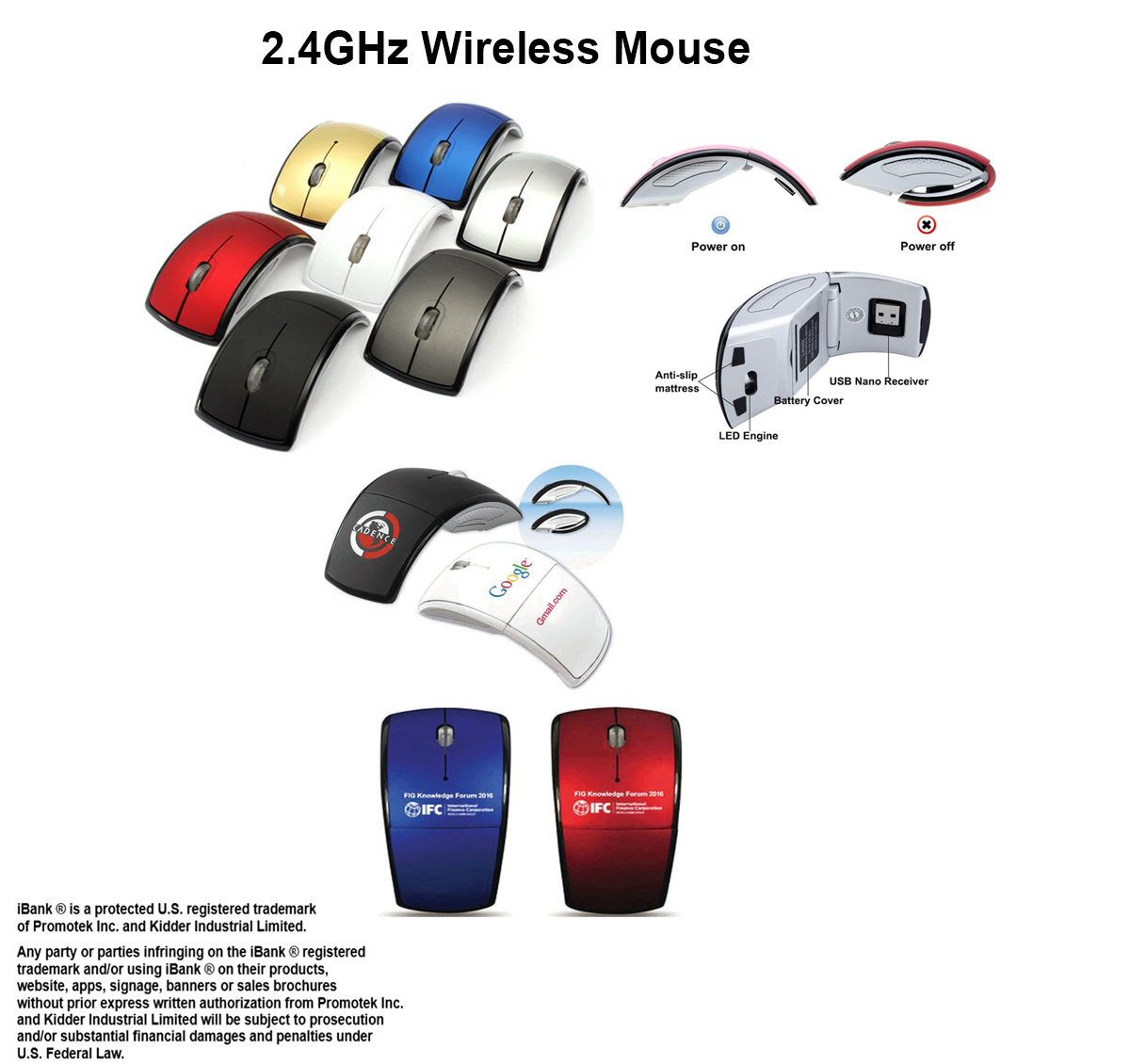 iBank ® 2.4GHz Wireless Mouse 1