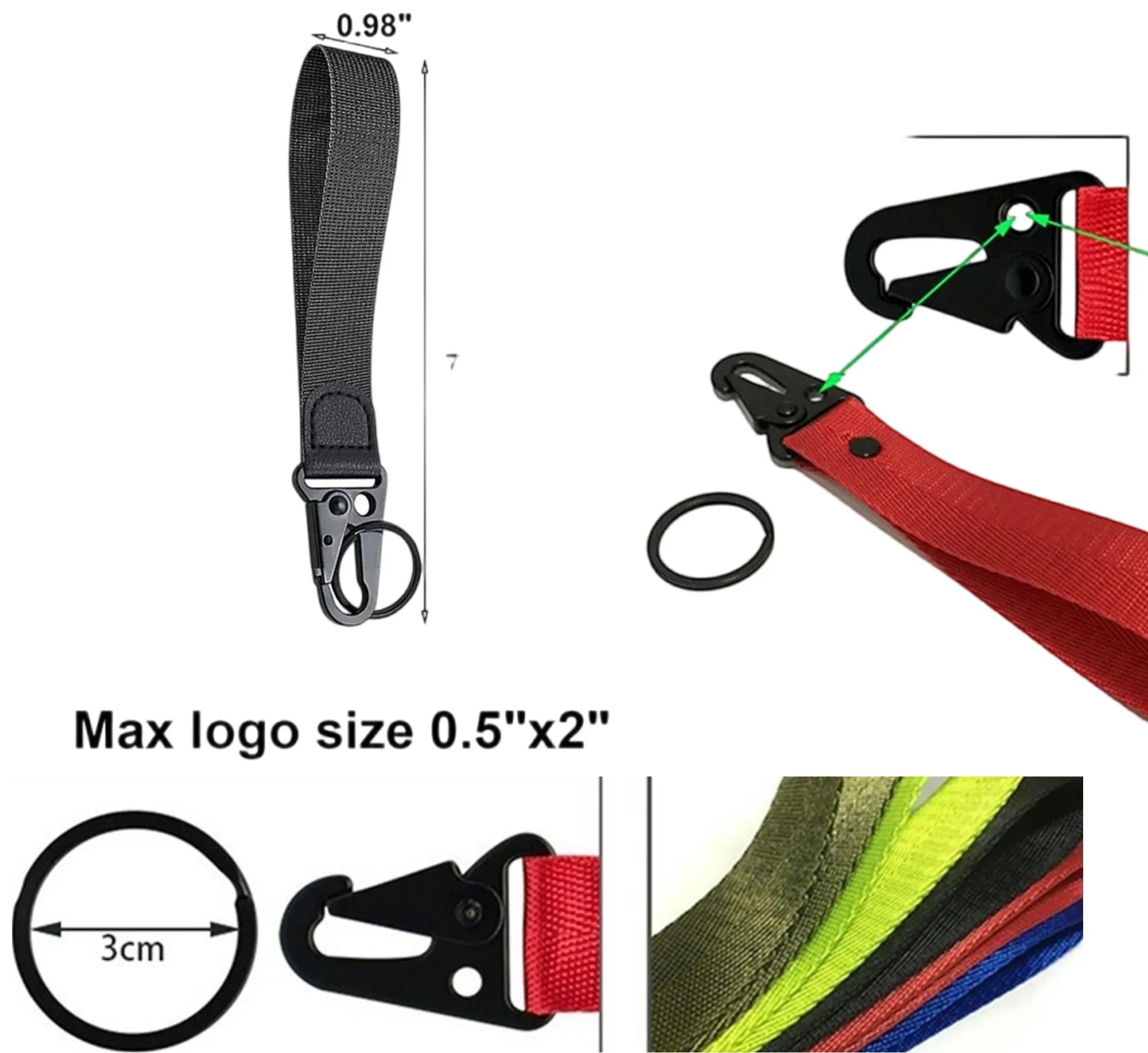 Keychain Clip Wristband 3