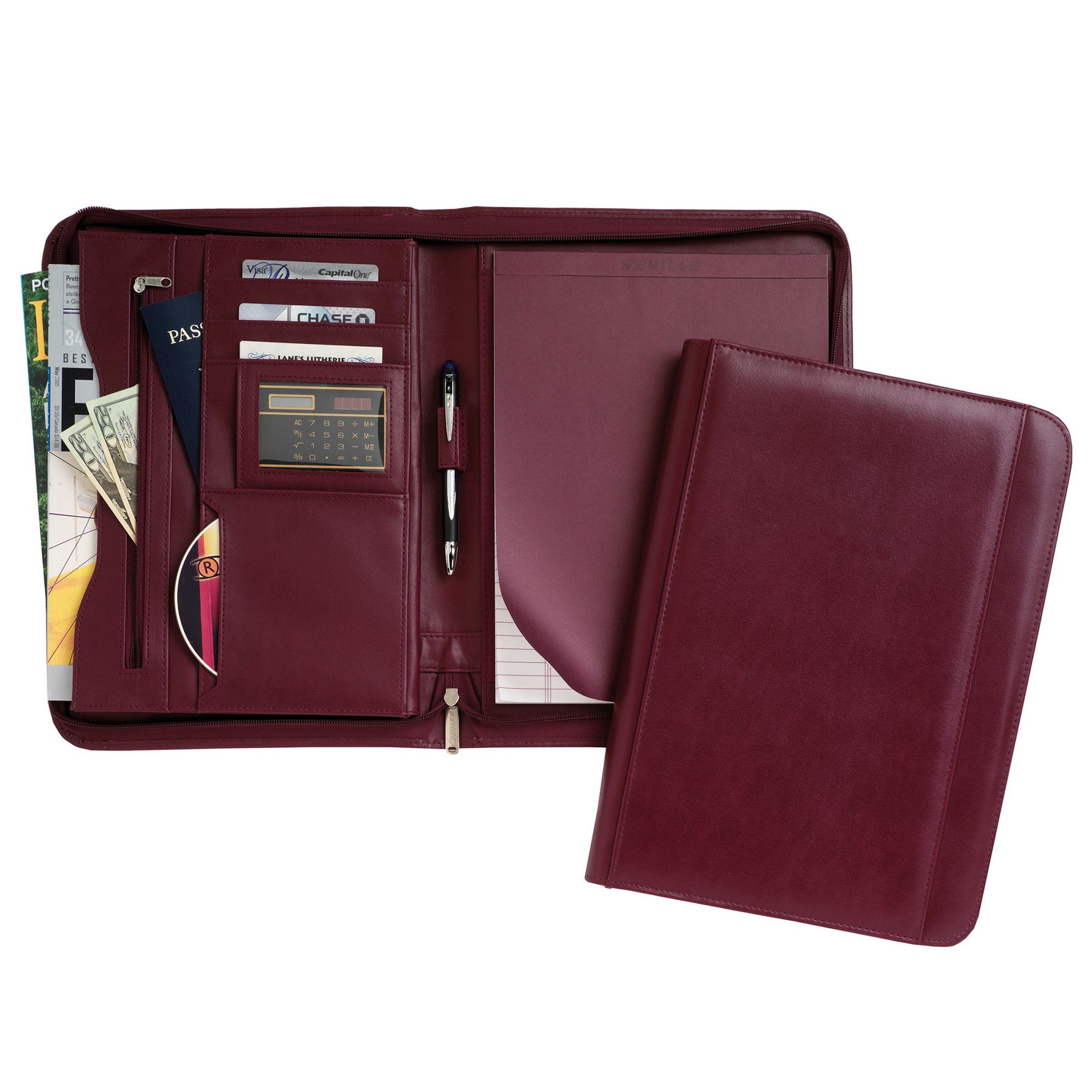 Deluxe Padfolio WithLeather Folio Matte Finish For Office 8