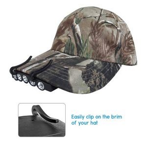 5 LED Clip Headlamp Hat Cap Light 3