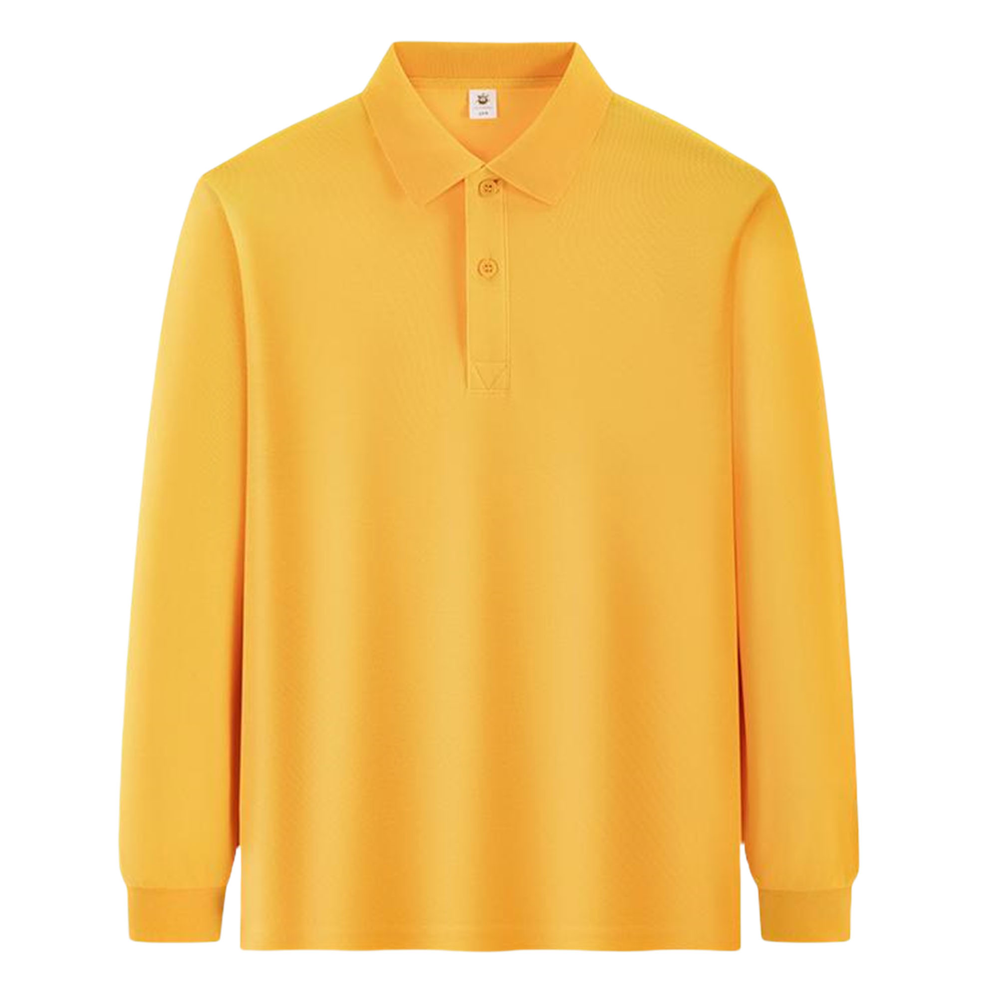 Custom Kids' Poly-Cotton Long Sleeve Polo Shirt for School Sports Events with Printed Design 3