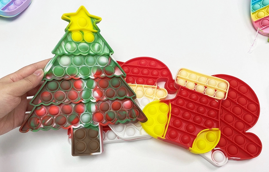 Christmas Push Pop Bubble Fidget Toy 2