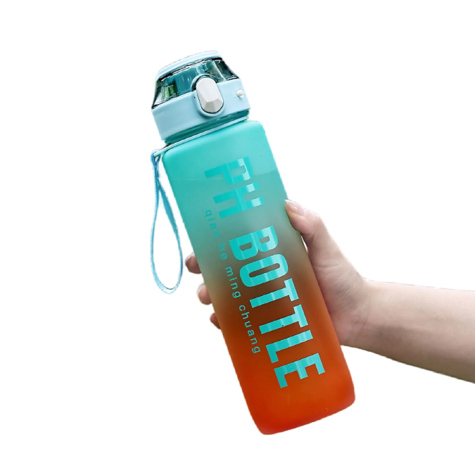 Gradient Motivational Sports Water Bottle 3