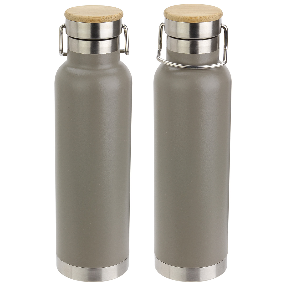 Cusano 22 oz Vacuum Insulated Stainless Steel Bottle with Bamboo Cap, custom water bottle with logo imprint 25