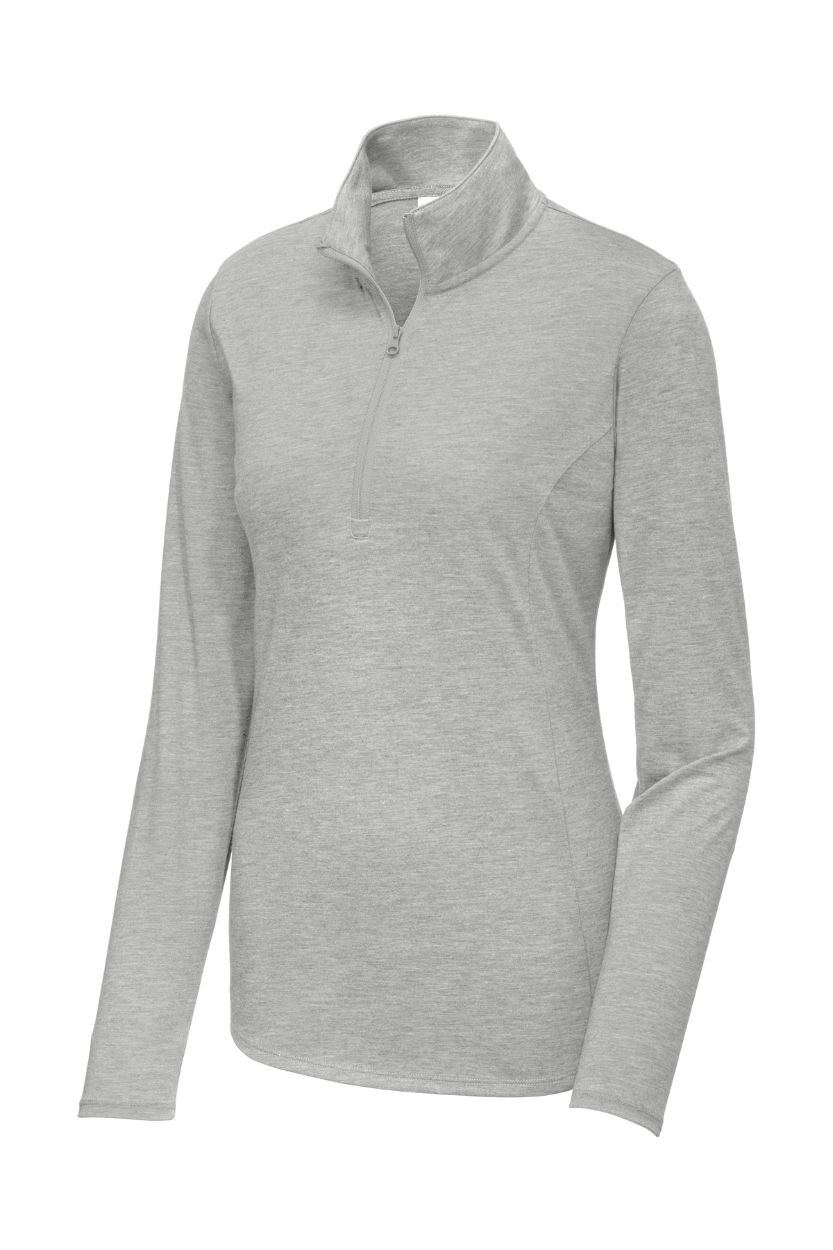 Sport-Tek Women's PosiCharge Tri-Blend Wicking 1/4-Zip Pullover. LST407 36