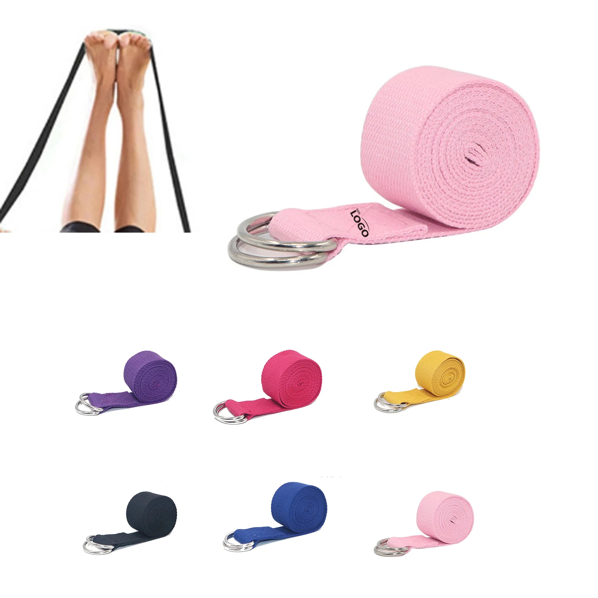 High Elastic Yoga Stretch Belt MOQ 10pcs 8