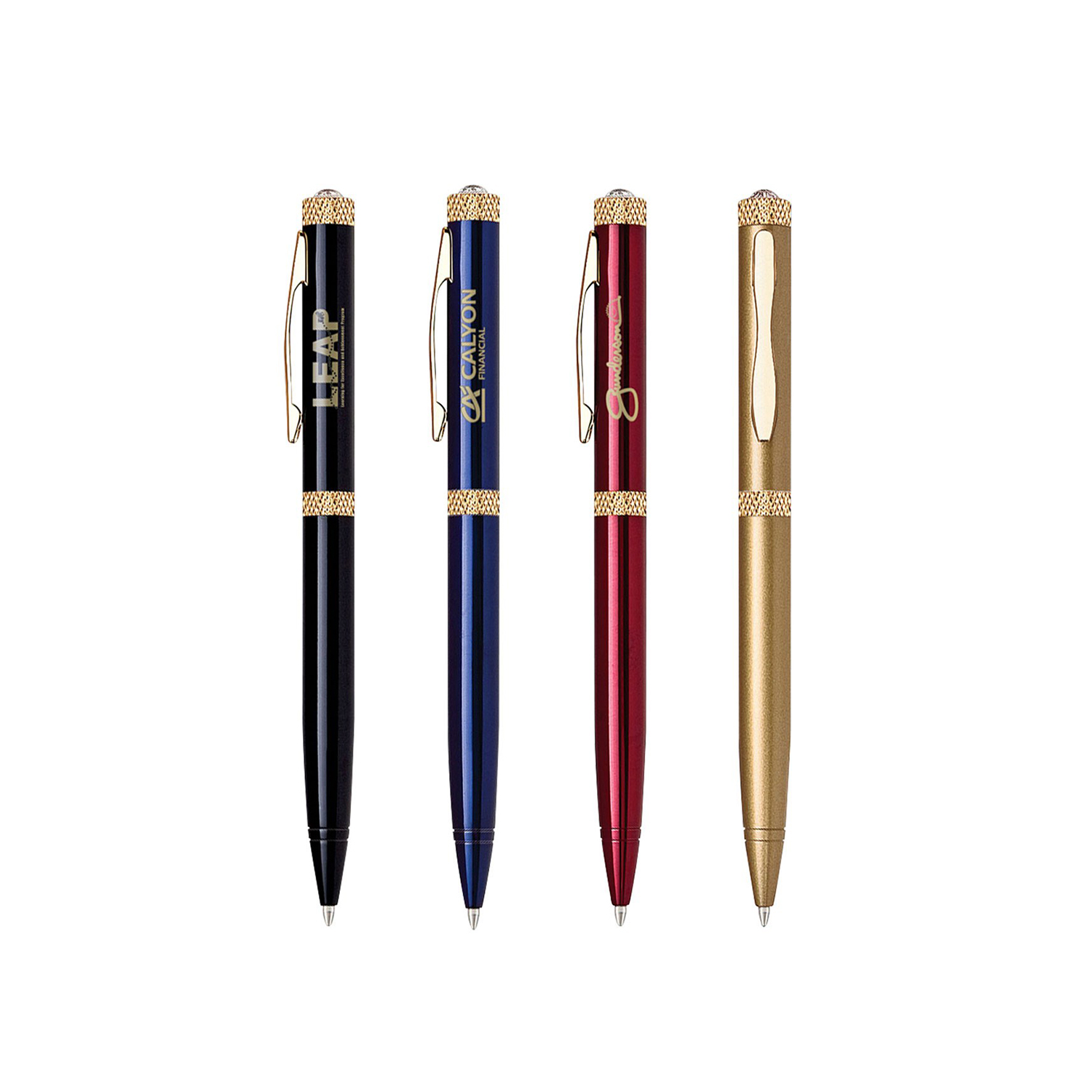 Brass Diamond Ballpoint Twist Metal Pen 17