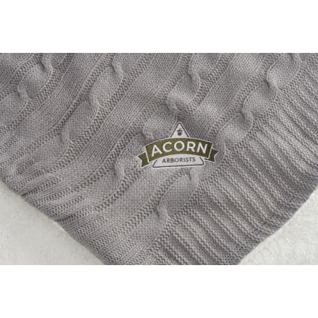 Field & Co.® Cable Knit Sherpa Blanket 61
