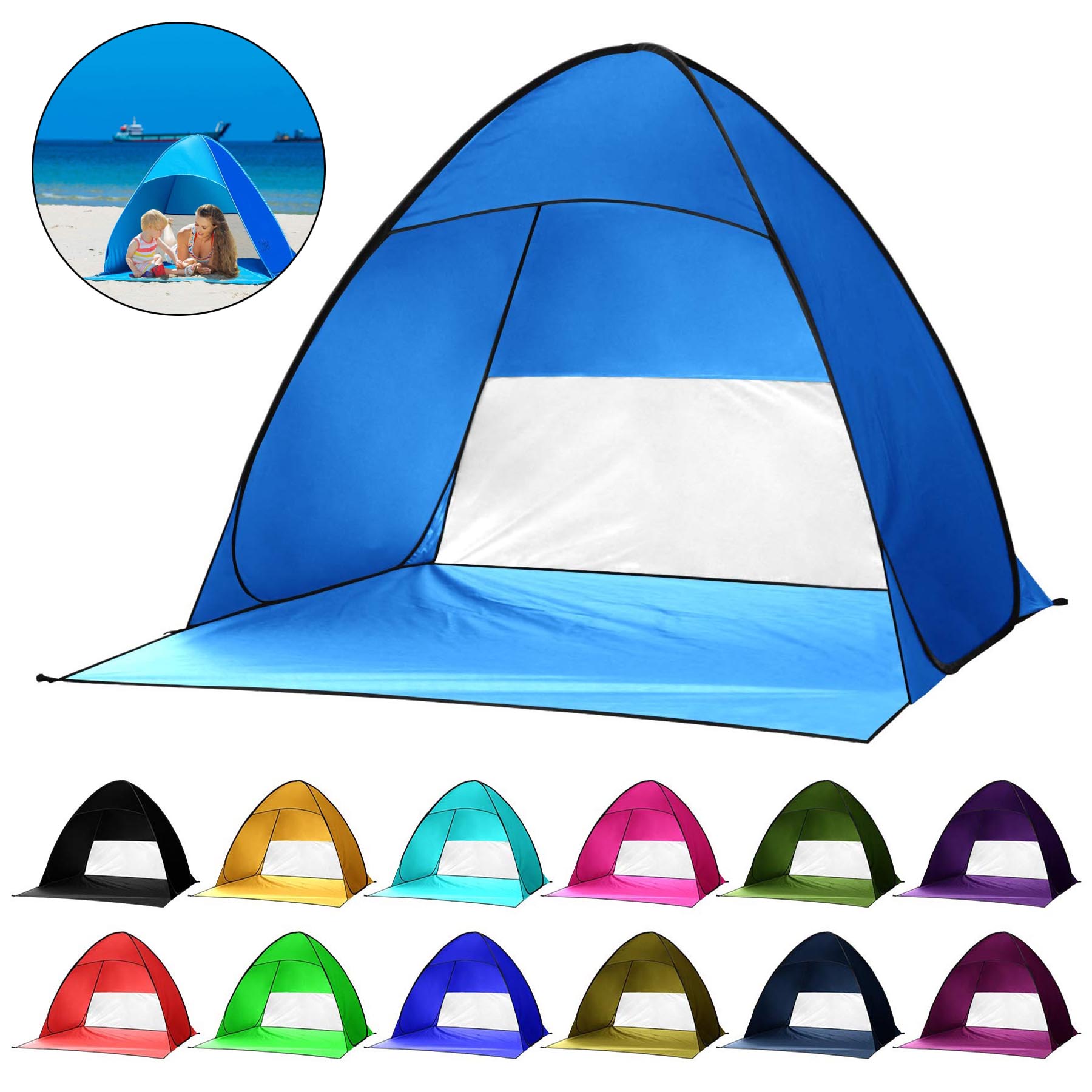Portable Pop Up Beach Tent 1