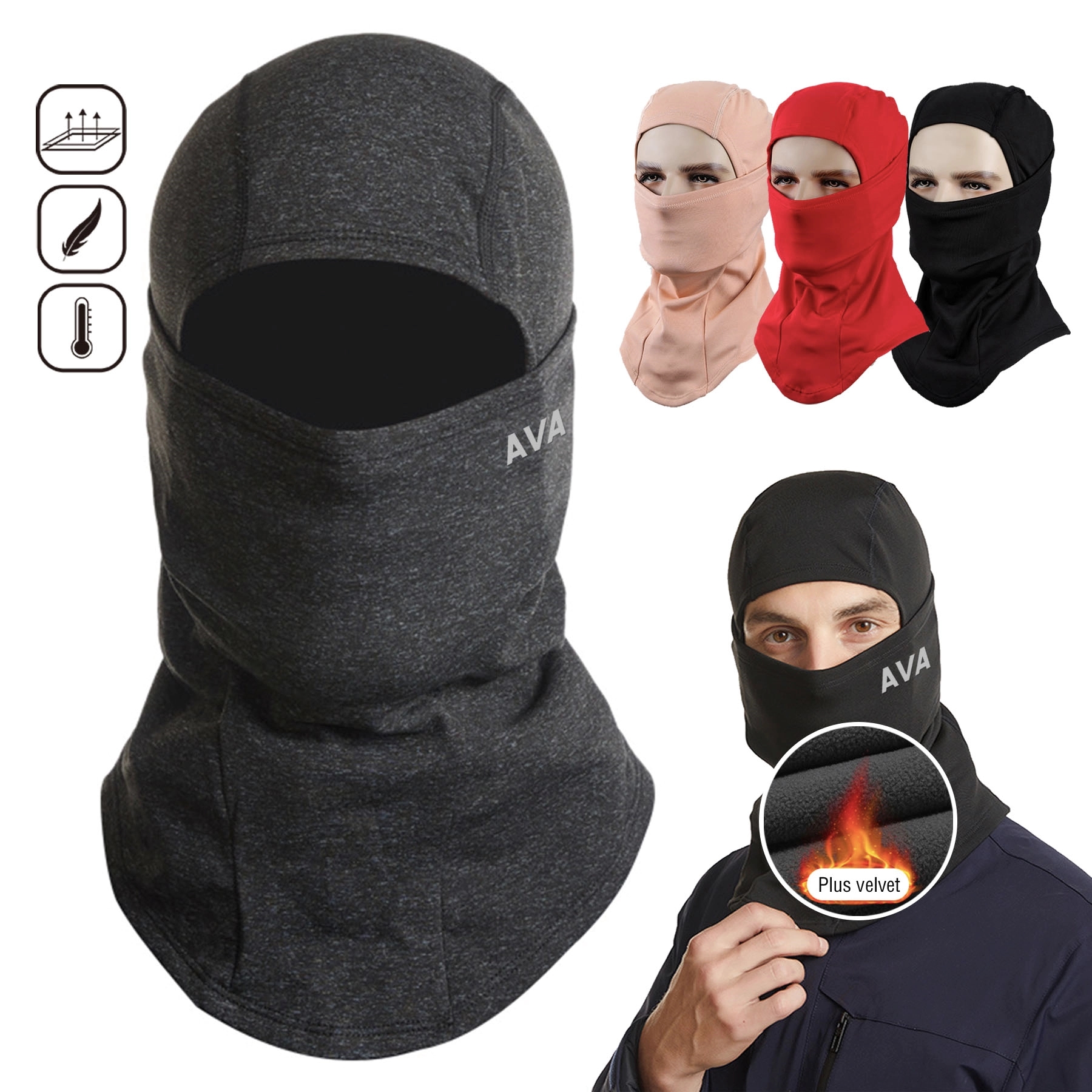 Fleece Sports Hood, custom hoodie or sweatshirt with logo imprint 2