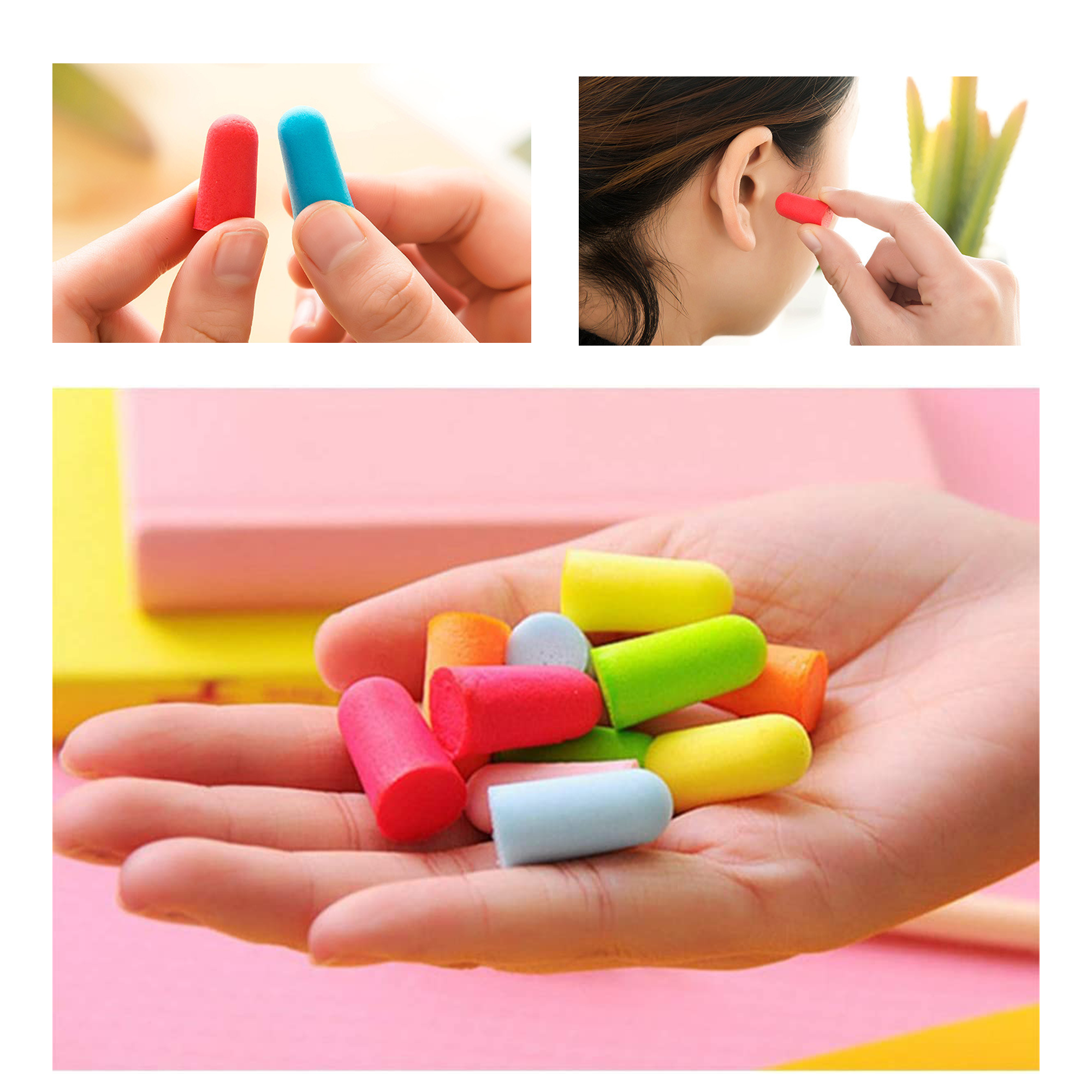 Noise-proof Square Case Earplugs MOQ 100pcs 2