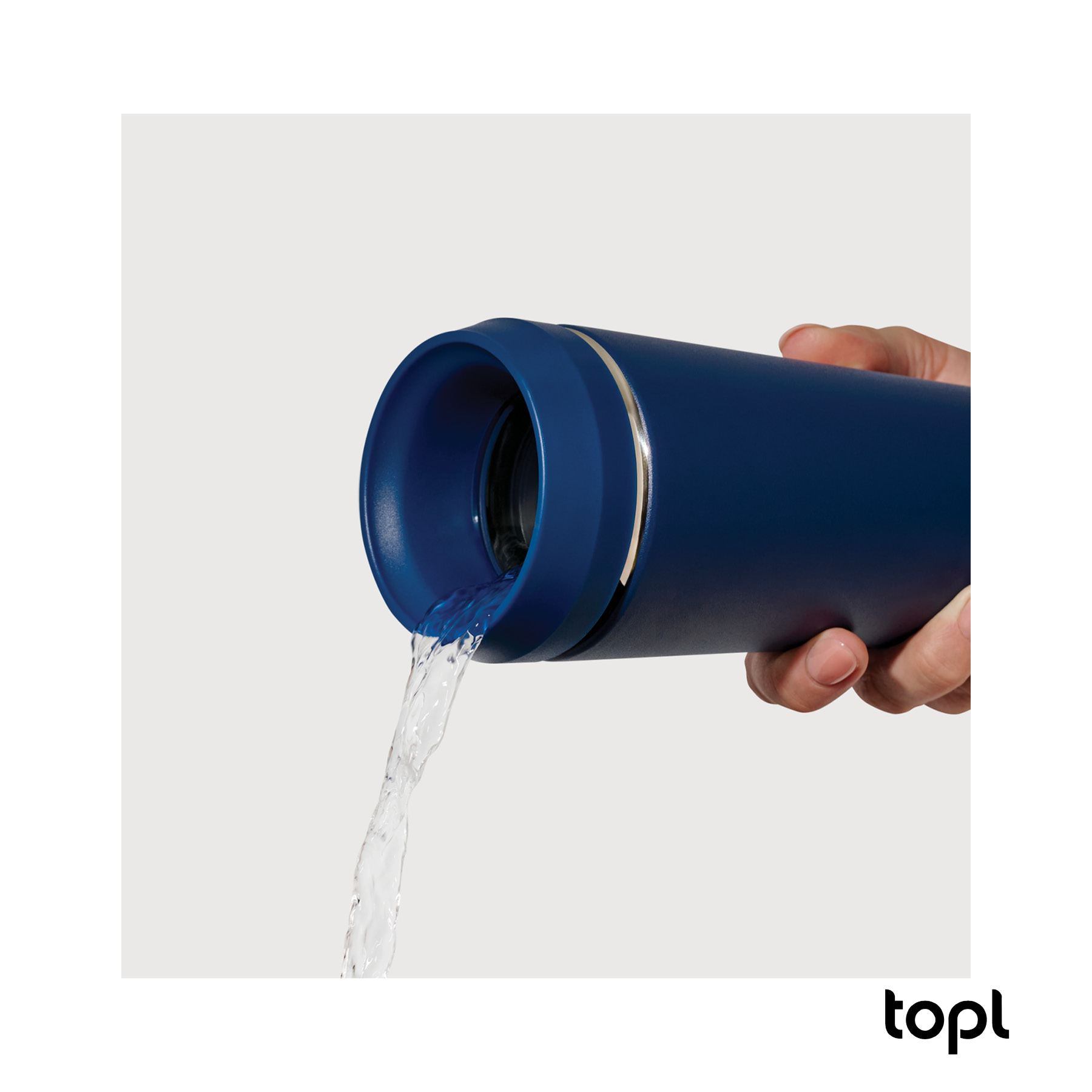 TOPL® 16 oz. Double Wall, Recycled Stainless Steel 360° Tumbler 122