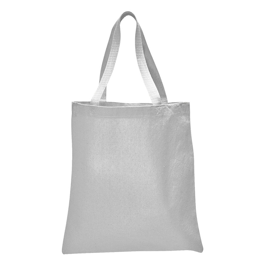 Value 6 oz Cotton Canvas Tote Bag - 15"W x16"H x 3"D x 24
