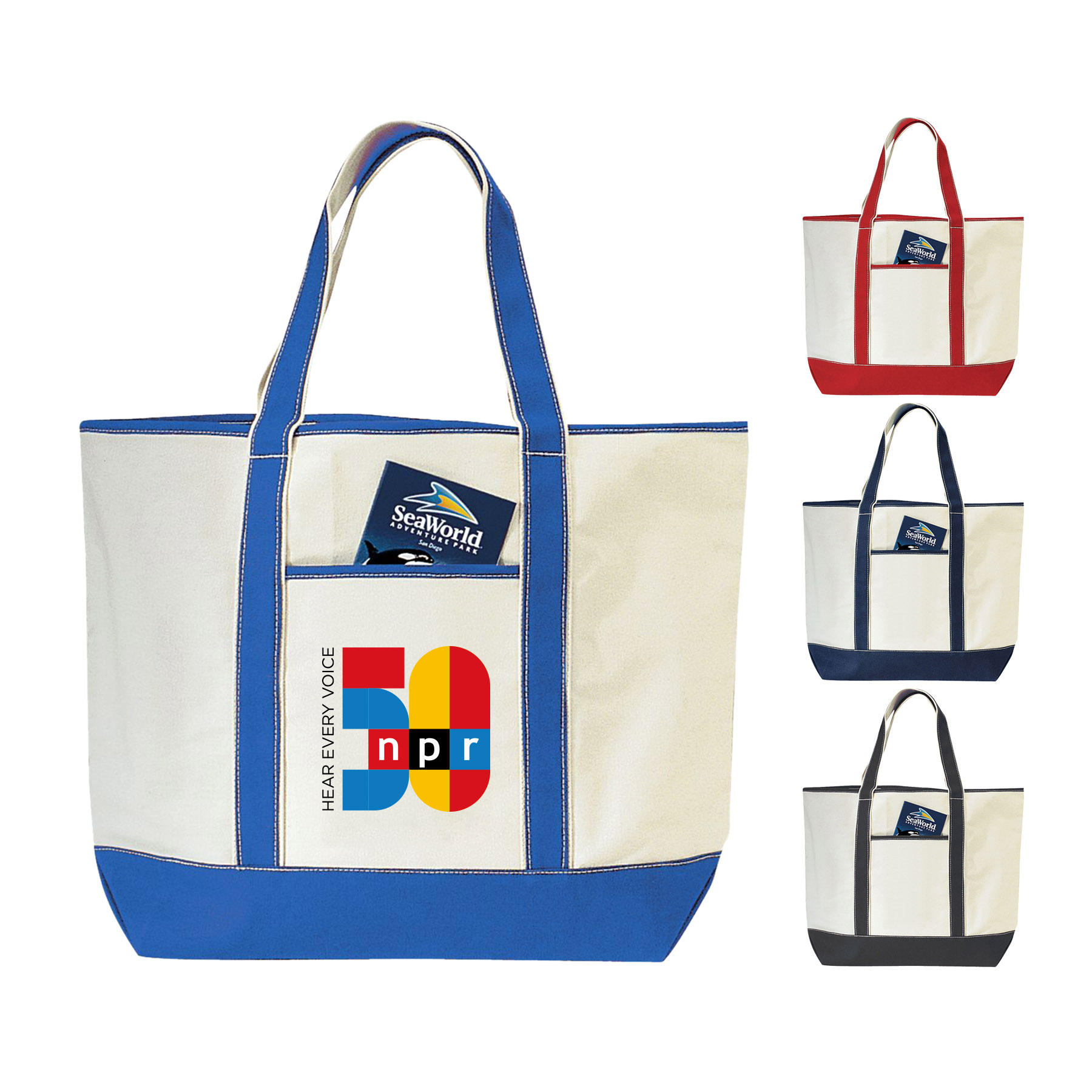 15 oz. Deluxe Cotton Canvas Tote Bag 4