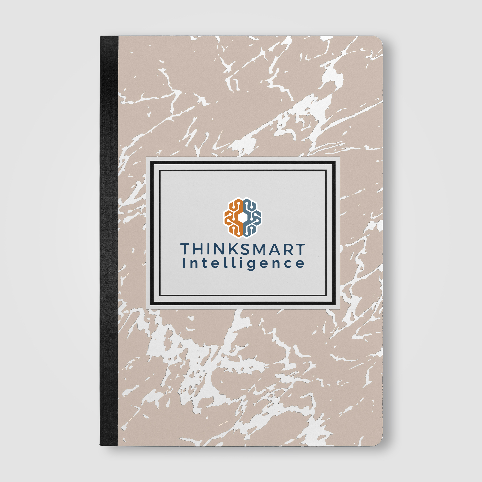 Slate FSC Paper Marble Hardcover Composition Notebook – A5 8