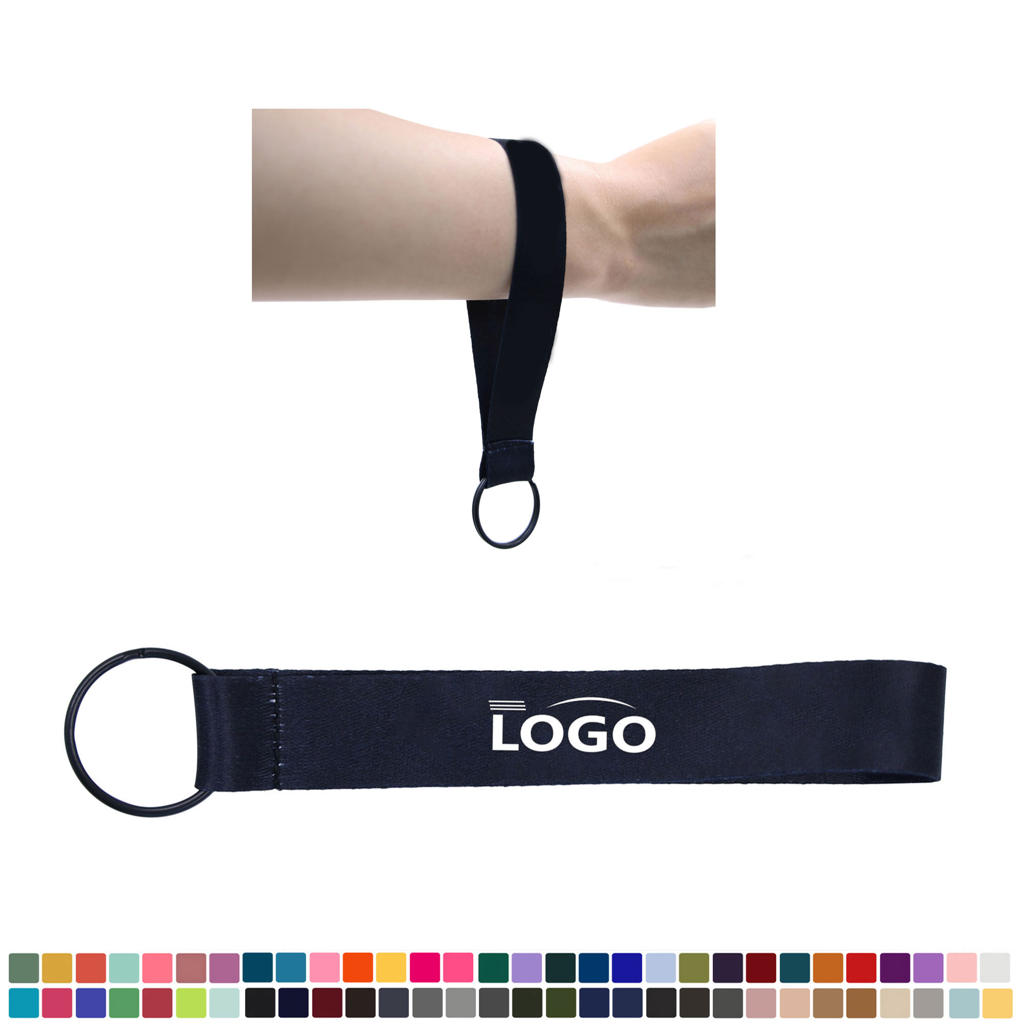 Full Color Wristlet Keychain Lanyards 2