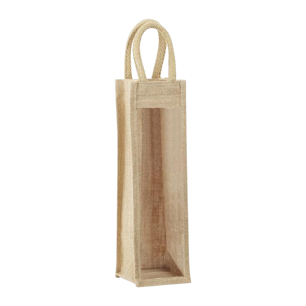 1-Bottle Jute Tote 3