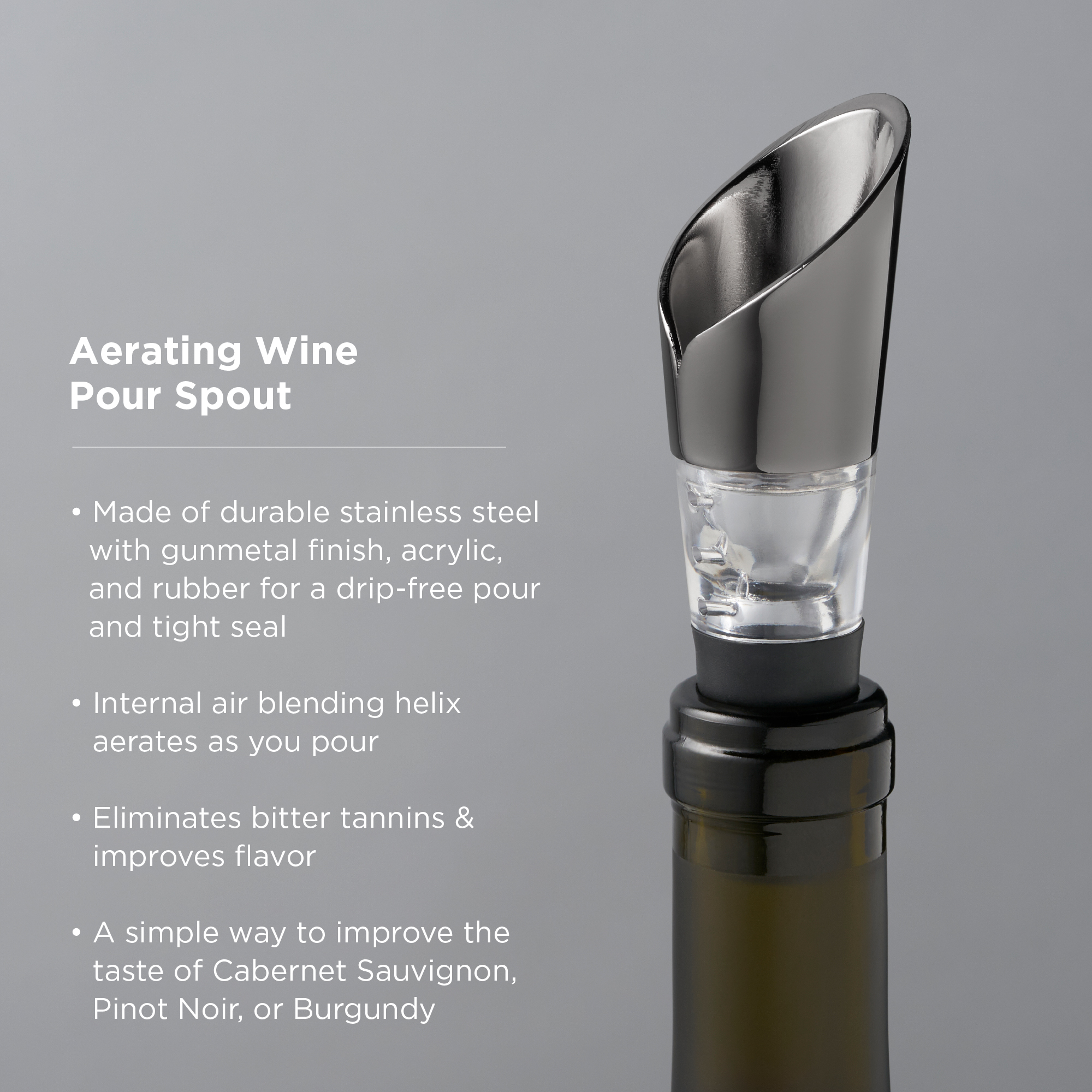 Viski® Aerating Pour Spout 1