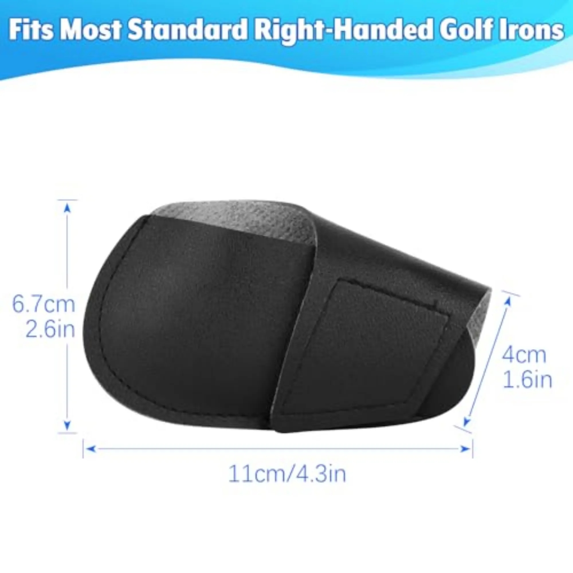 Leather Golf Iron Head Covers Set 21