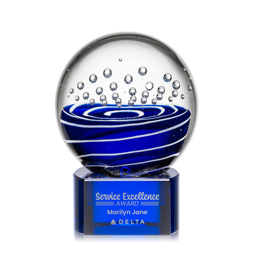 Tranquility Award on Paragon Base - Blue 16