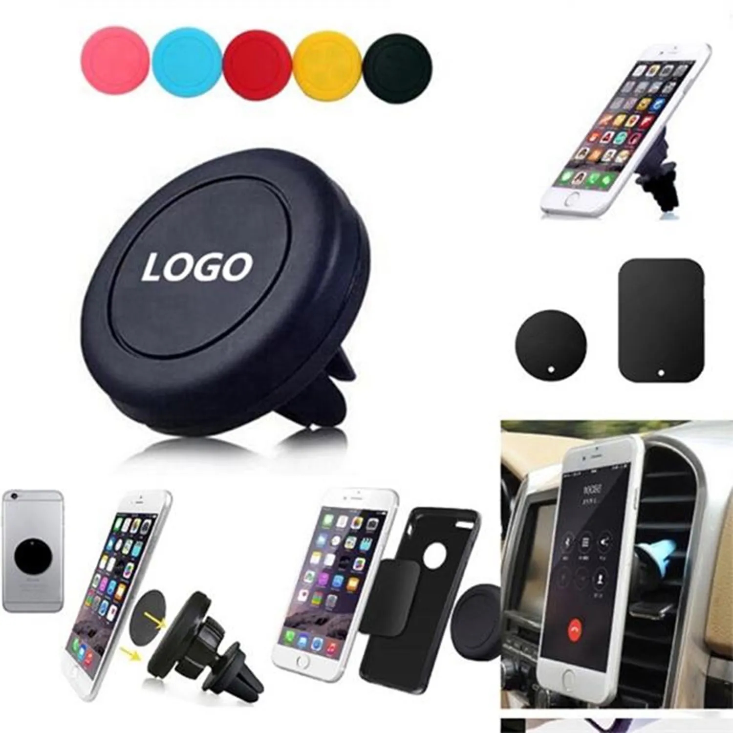 Universal Air Vent Magnetic Phone Car Mount Holder 2