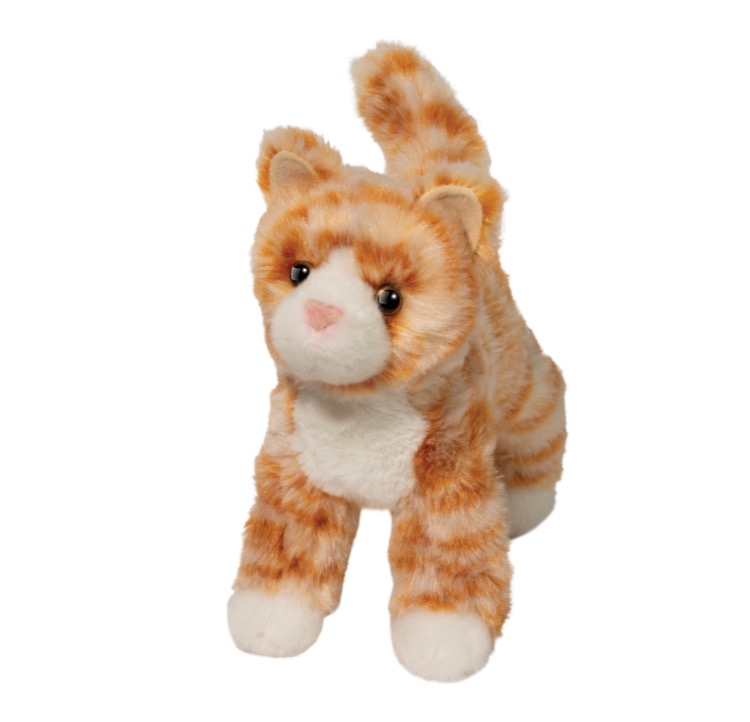 Hally Orange Striped Cat Stuffed Animal 2