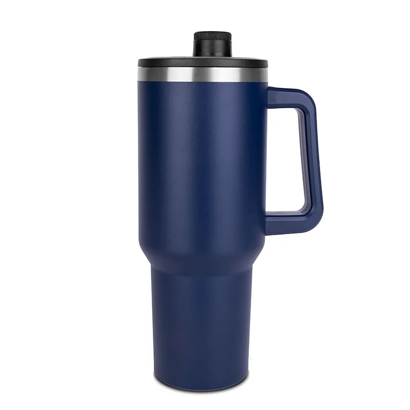 Malden Double Wall Vacuum Seal Mug with Flexible Straw 40 oz 14