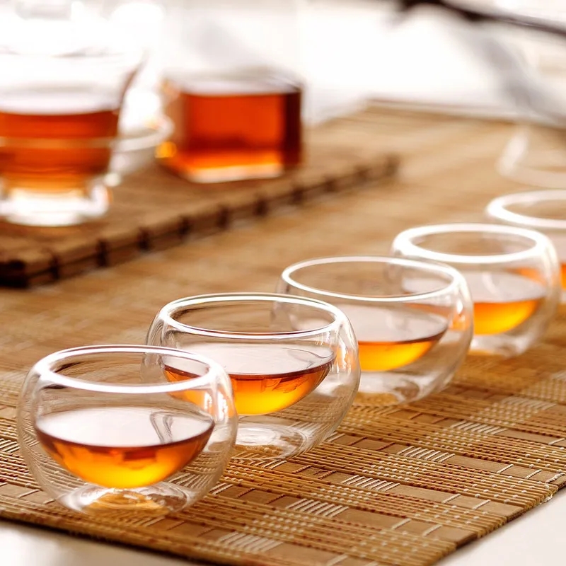 Clear Glass Tea Cups 2