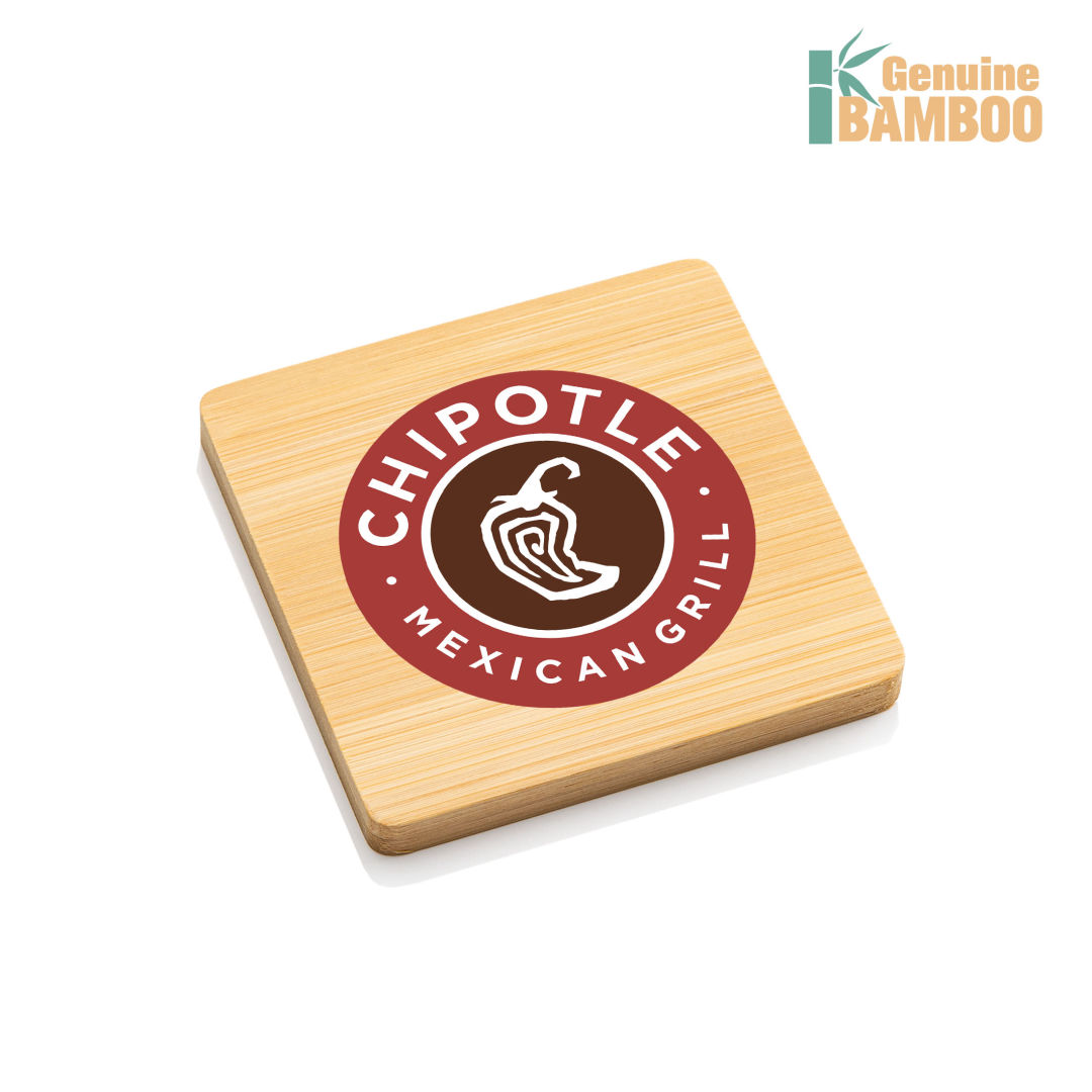 Burke Bamboo VividPrint™ Coaster Set - Square 4