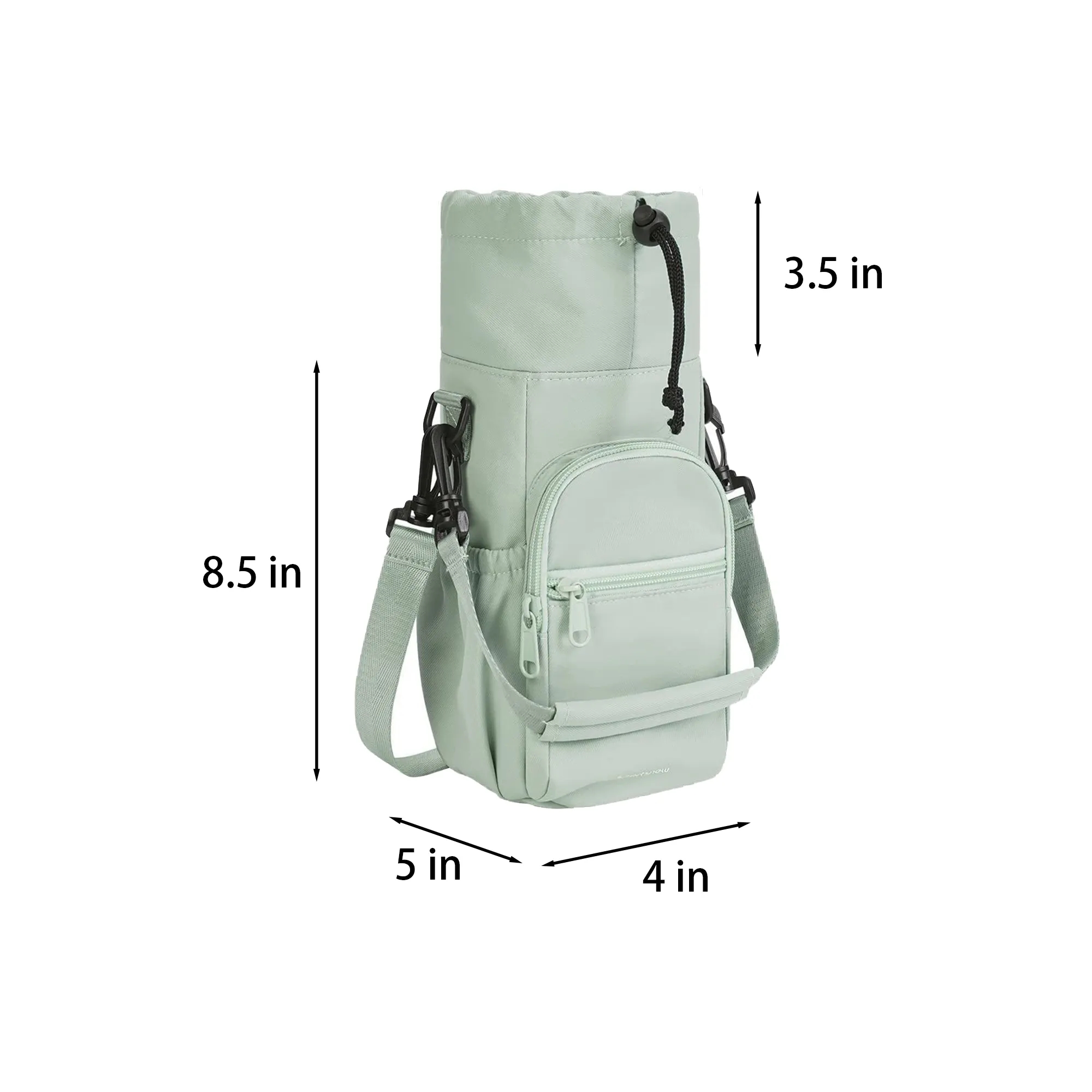 Convertible Single-Shoulder Insulated Bag with Bottle Holder 2