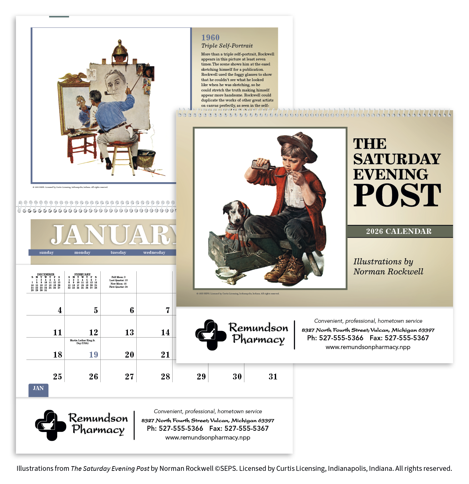 Triumph® Calendars The Saturday Evening Post Pocket Calendar 46