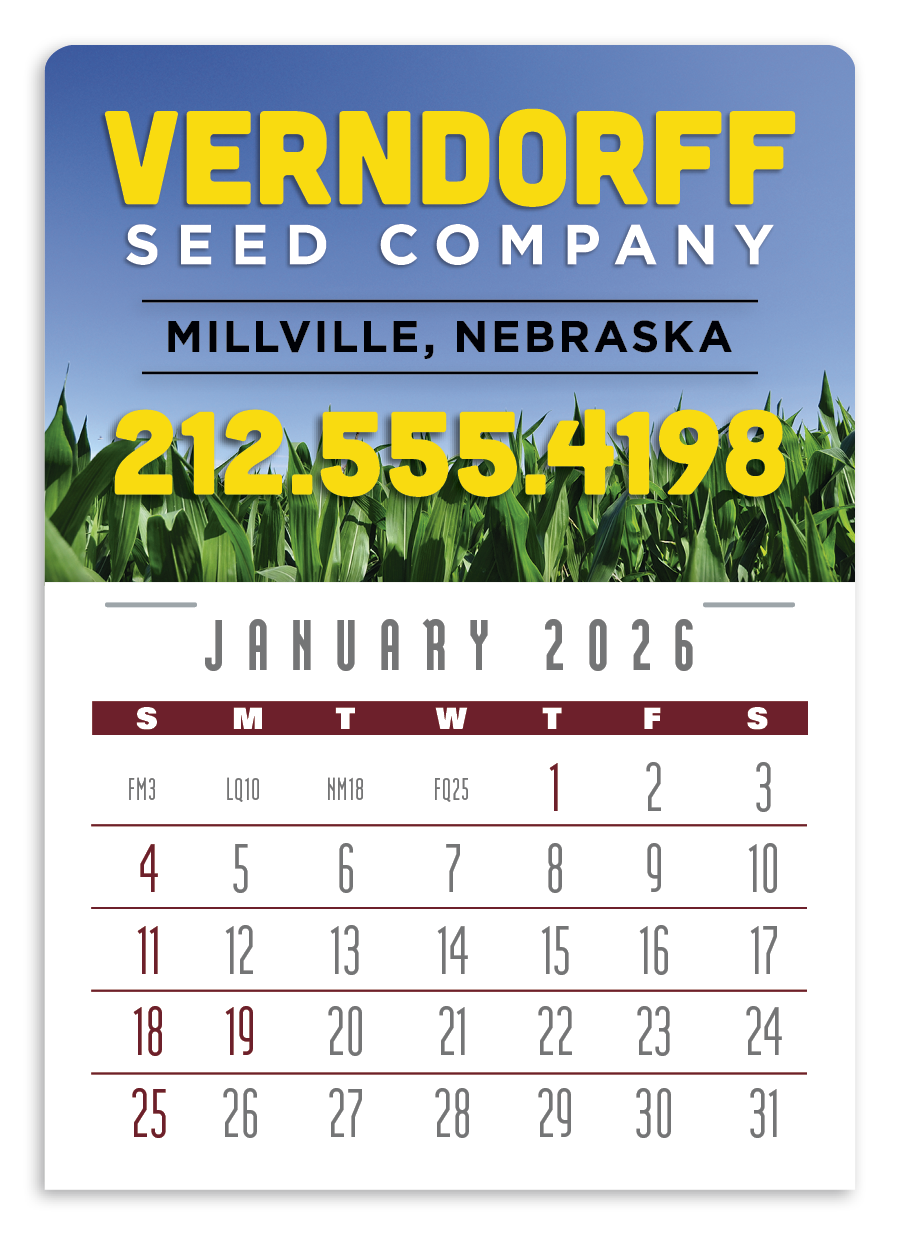 4C Press-N-Stick Header Contemporary Calendar 13-Month