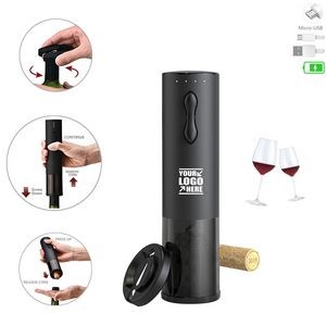 Rechargeable Metal Automatic Electric Wine Opener With LED Indicator 14