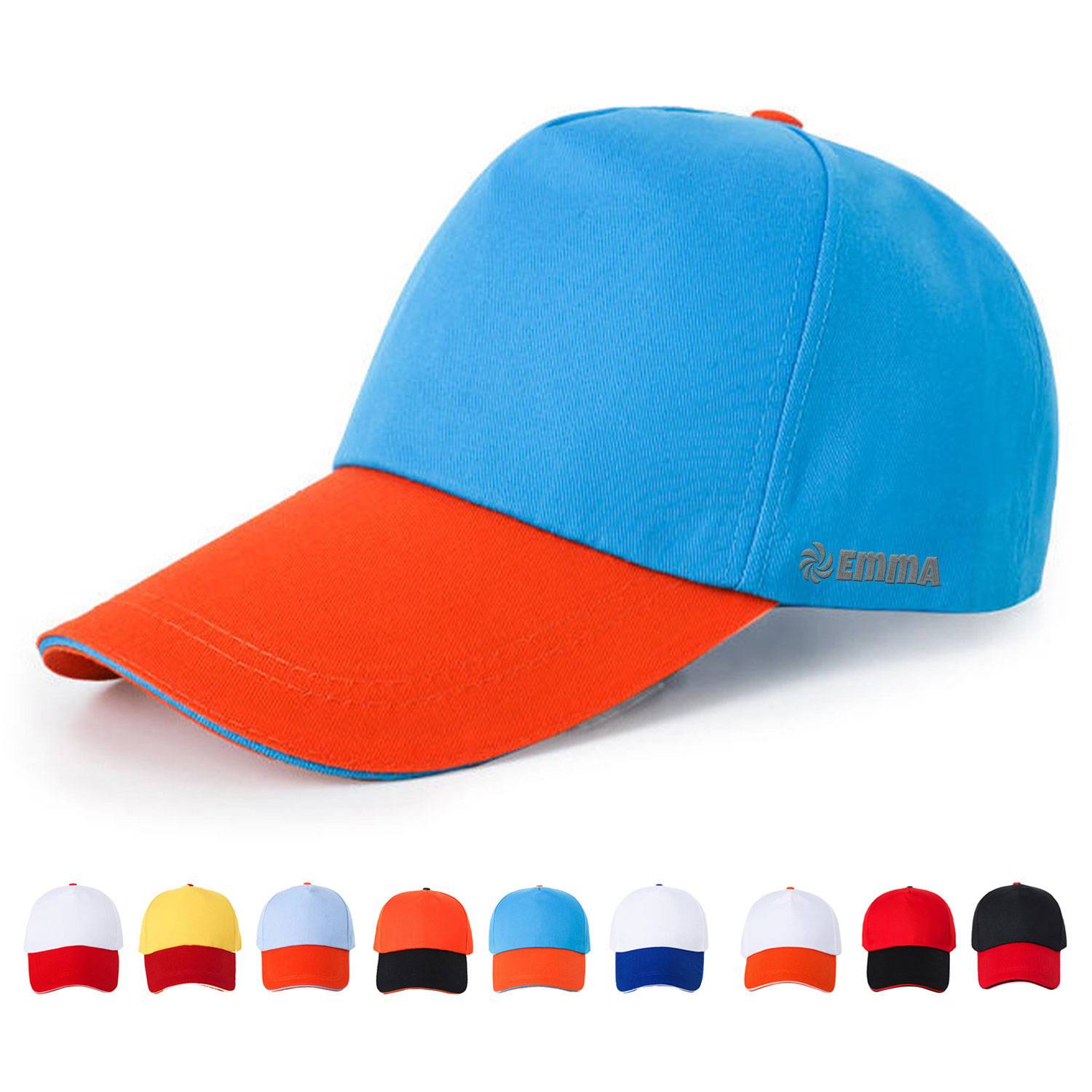 Cotton Baseball Cap Adjustable Size 12