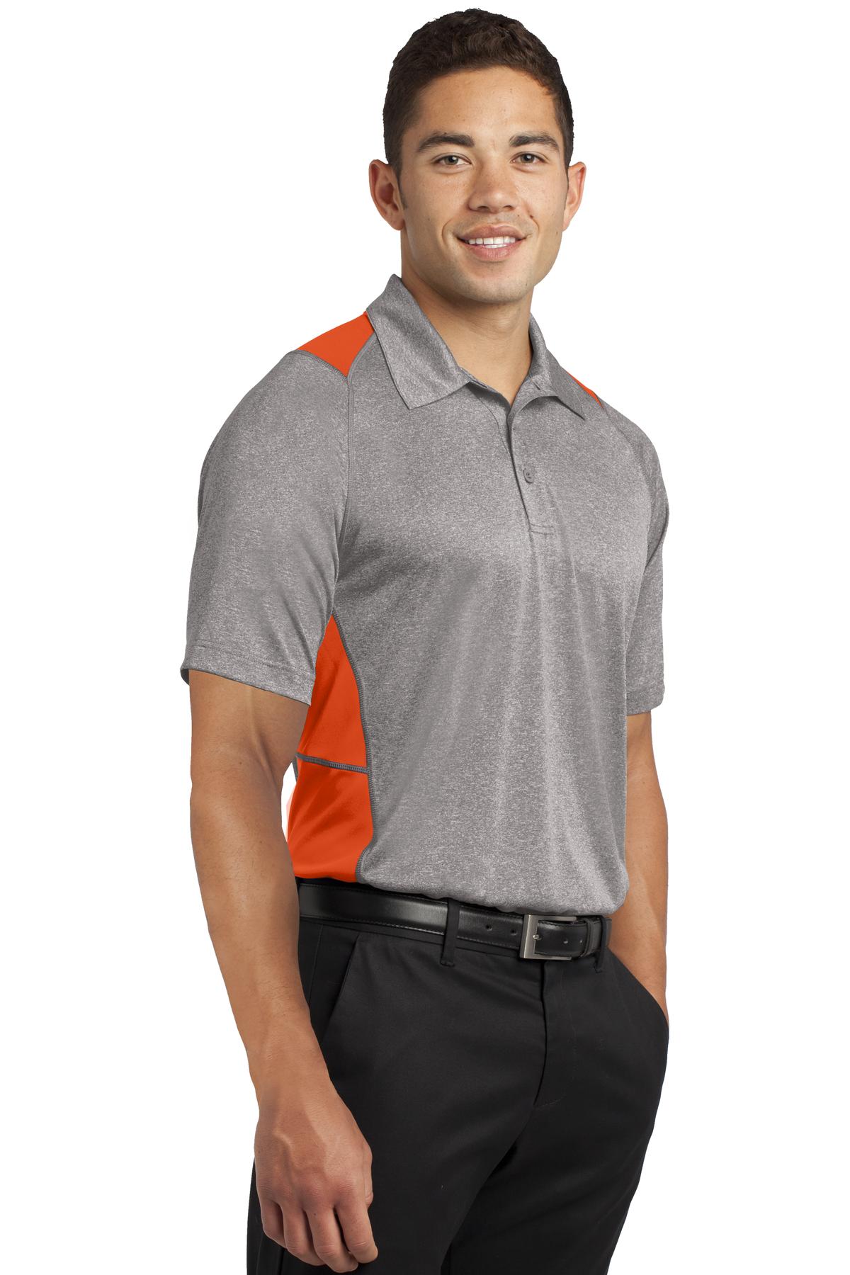 Sport-Tek® Heather Colorblock Contender Polo 42