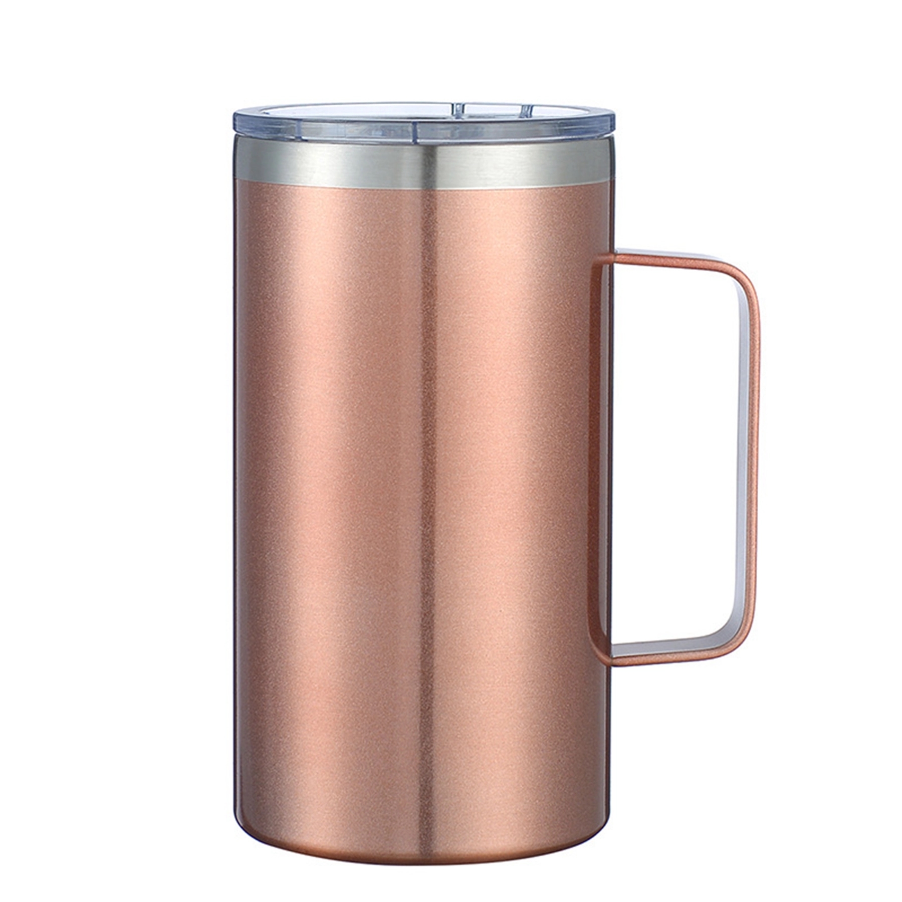 24 Oz Stainless Steel Vacuum Coffee Mug with Handle 4